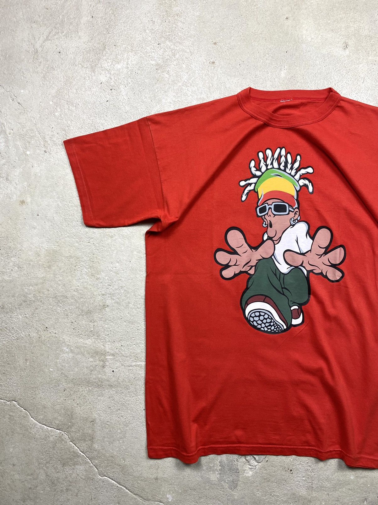 Rap Tees × Vintage Y2K Vintage Hip Hop Rap Style T Shirt Hippy Vision Shortys Size US XL / EU 56 / 4 - 2 Thumbnail