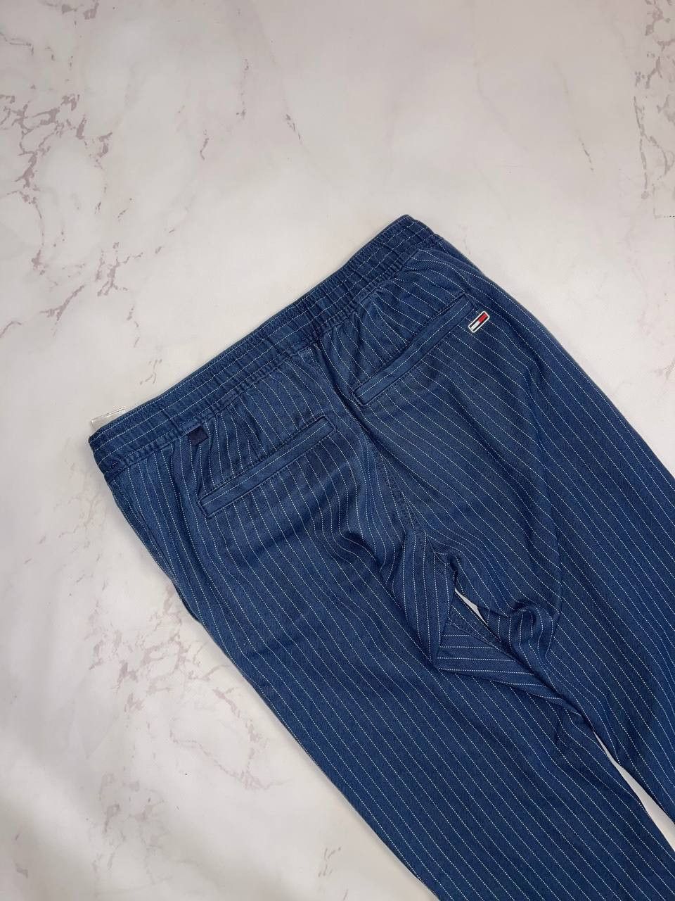 Tommy Hilfiger Tommy Hilfiger Striped Casual Pants Strech Size M Blue Size US 42 / EU 58 - 4 Thumbnail