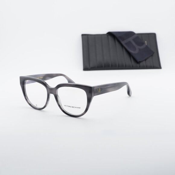Victoria Beckham Victoria Beckham VB2674 036 Eyeglasses Striped Grey 53mm Size ONE SIZE - 10 Thumbnail