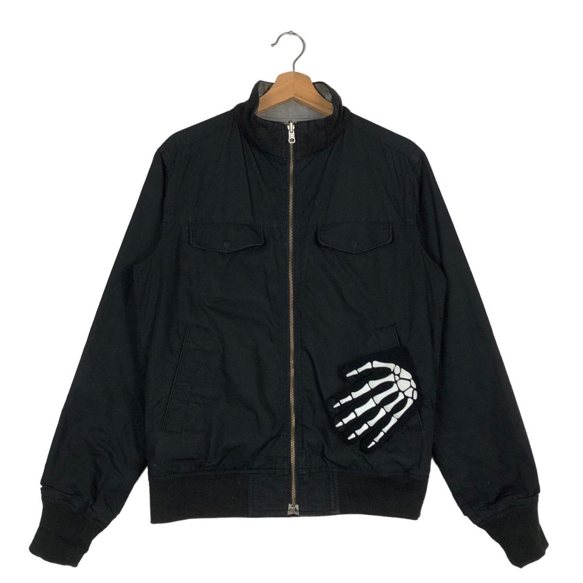 Hysteric Glamour 🔥Reversible Bomber Jacket Striped Green Label Design Japan Size US M / EU 48-50 / 2 - 2 Thumbnail