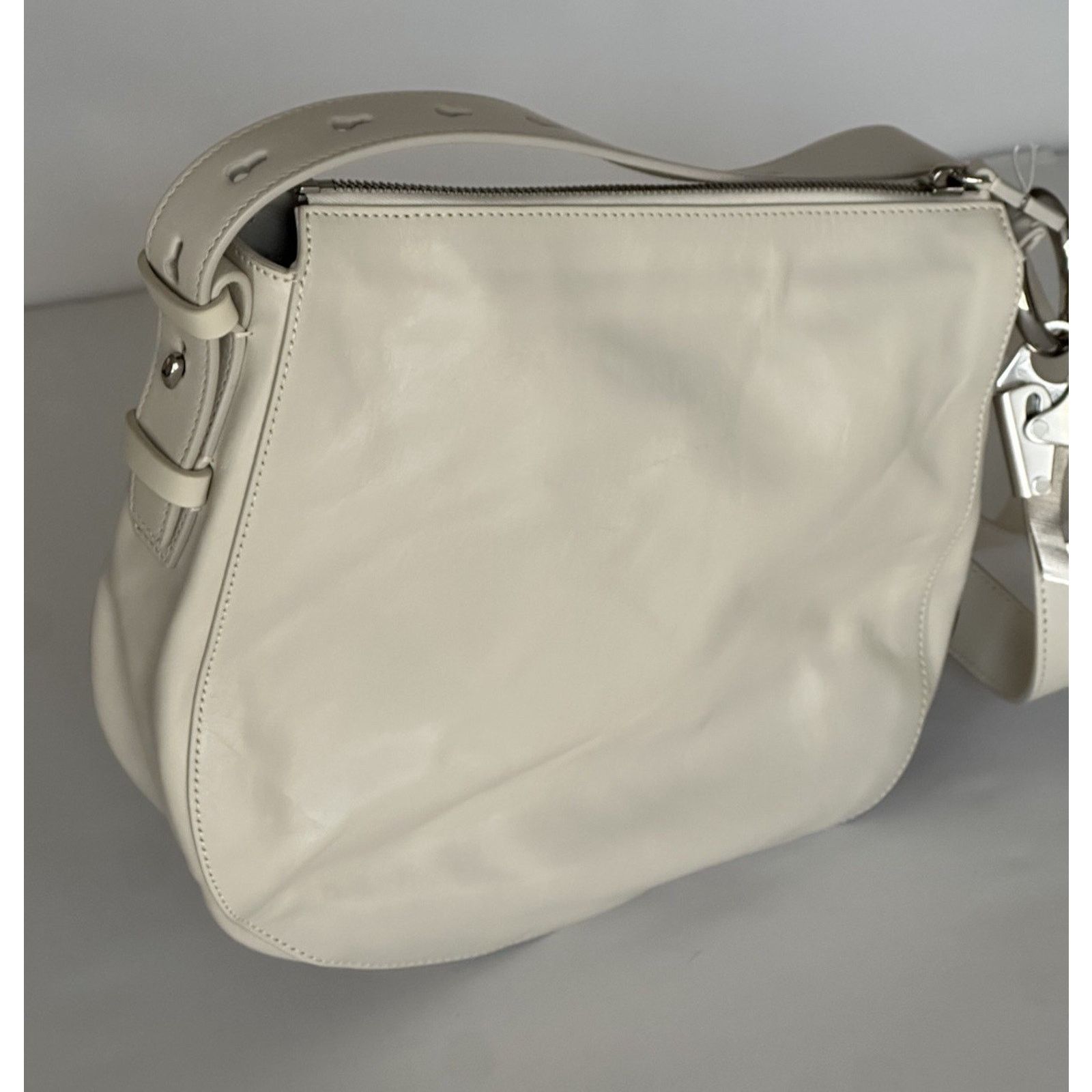 Burberry Burberry Small Knight Crinkled Leather Shoulder Bag 80816761 Size ONE SIZE - 8 Thumbnail