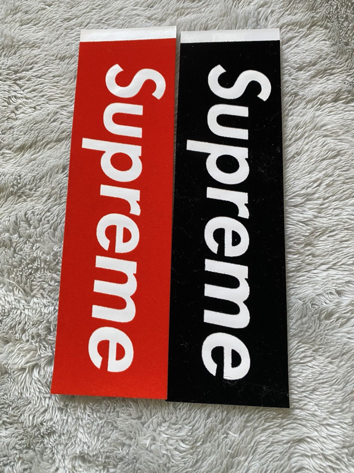 Supreme Supreme box logo sticker felt set of 2 authentic Size ONE SIZE - 8 Thumbnail