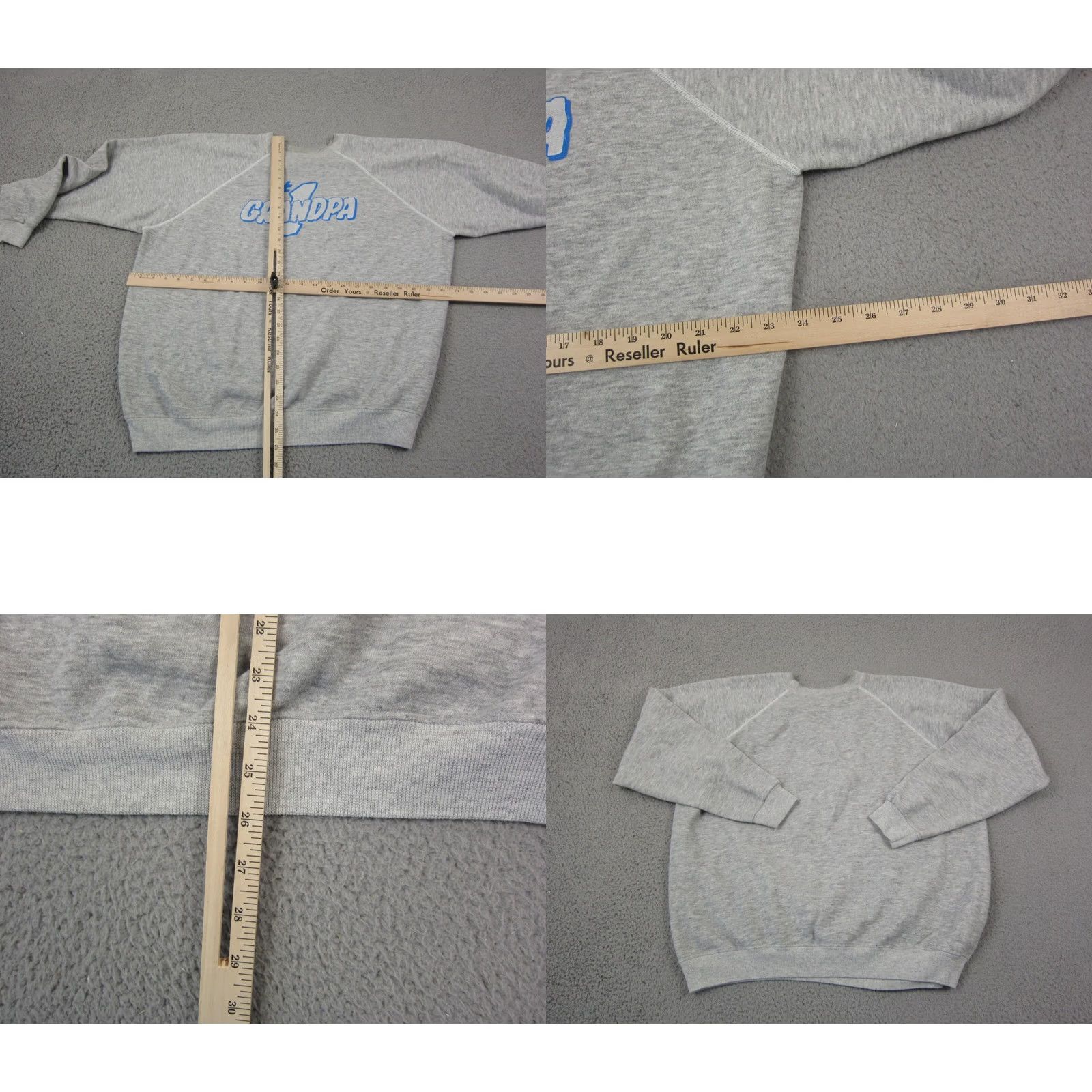 Hanes Vintage Hanes Sweatshirt Mens 2XL XXL Gray #1 Grandpa Casual Sweater Made in USA Size US XXL / EU 58 / 5 - 8 Thumbnail