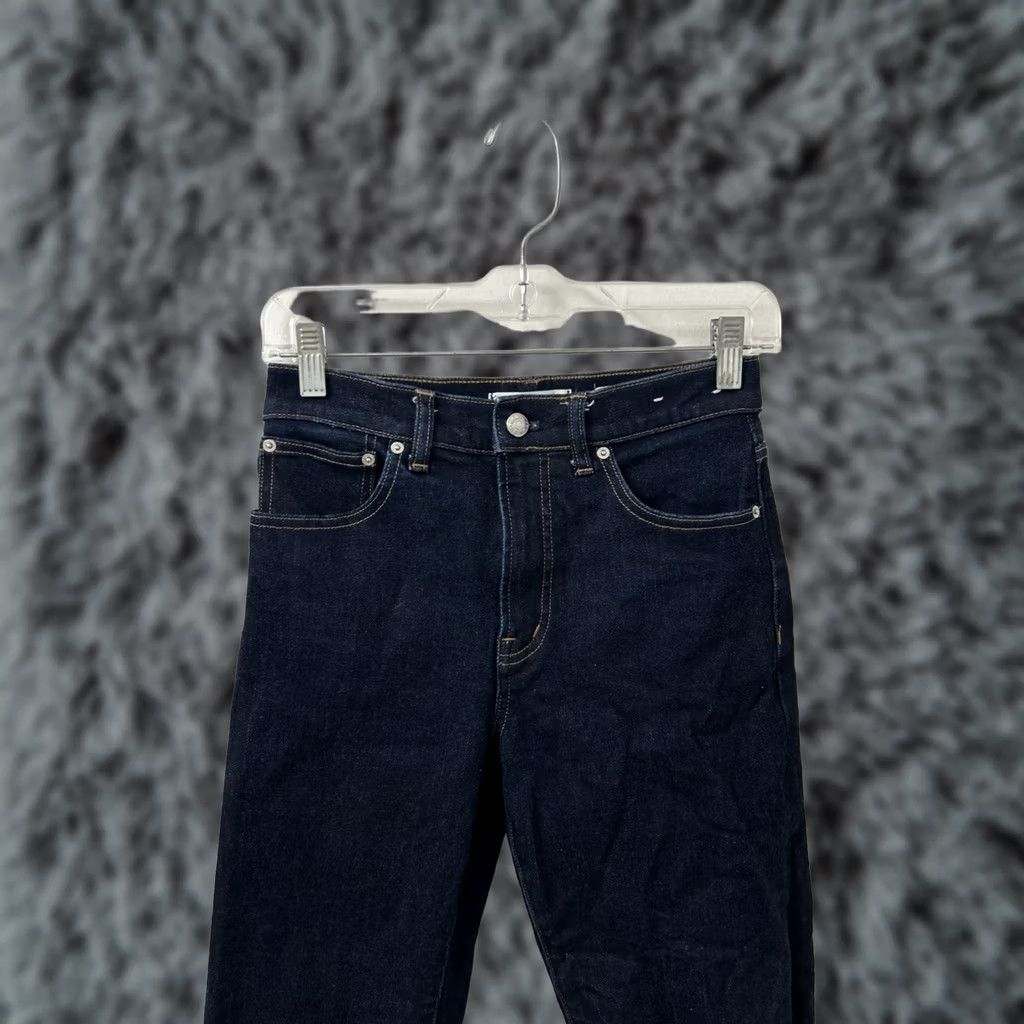 Madewell Madewell Jeans Womens 24 Blue The Longline Straight Selvedge Kaihara Denim Size 42" / US 20 - 1 Thumbnail