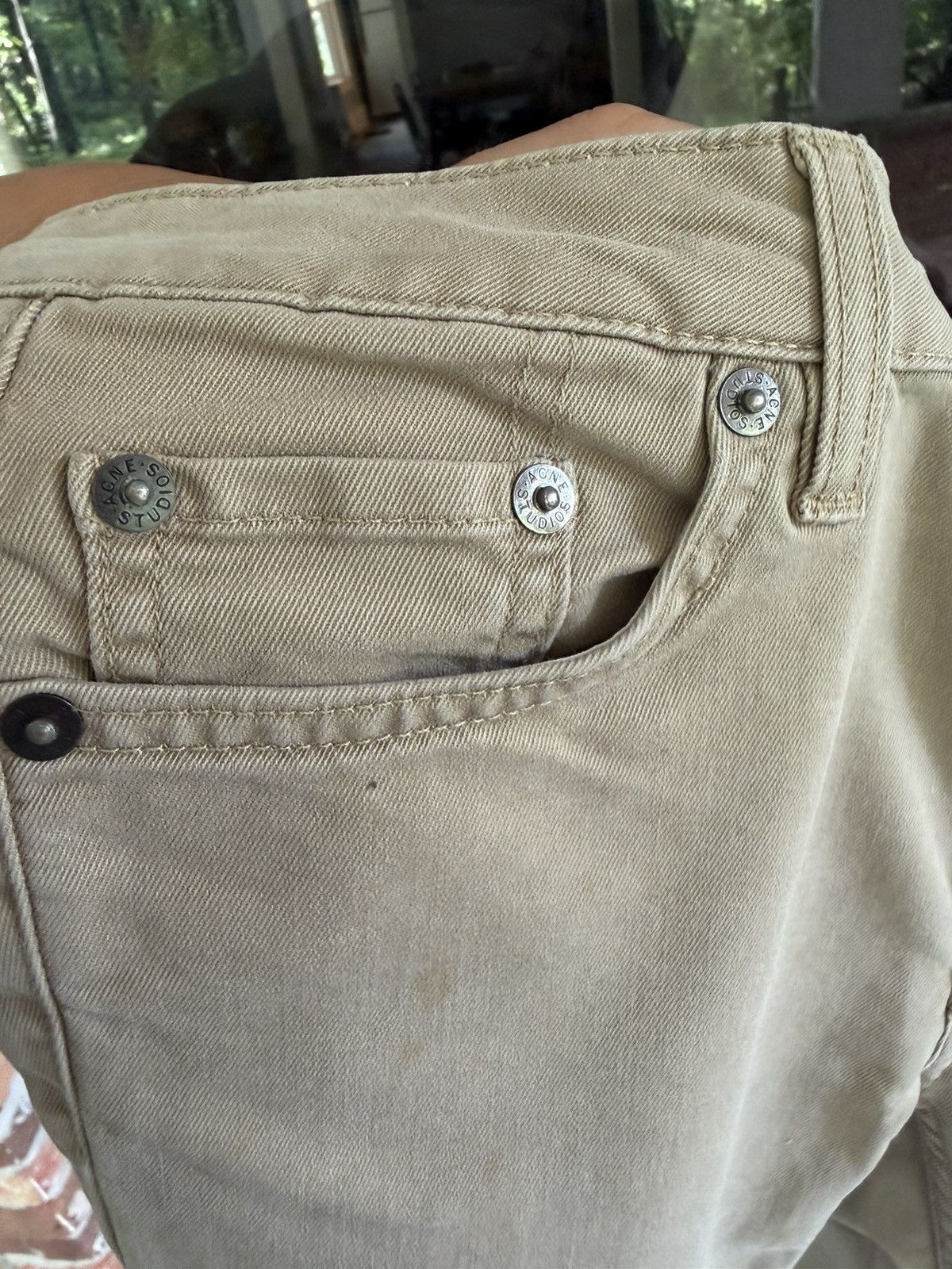 Acne Studios Flex S Ups Beige Pants Size US 26 / EU 42 - 5 Thumbnail