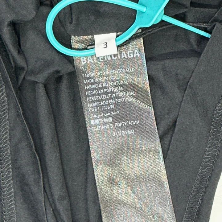 Balenciaga Balenciaga Logo Print Short Sleeve T-Shirt 0079-2507 Size US L / EU 52-54 / 3 - 5 Thumbnail
