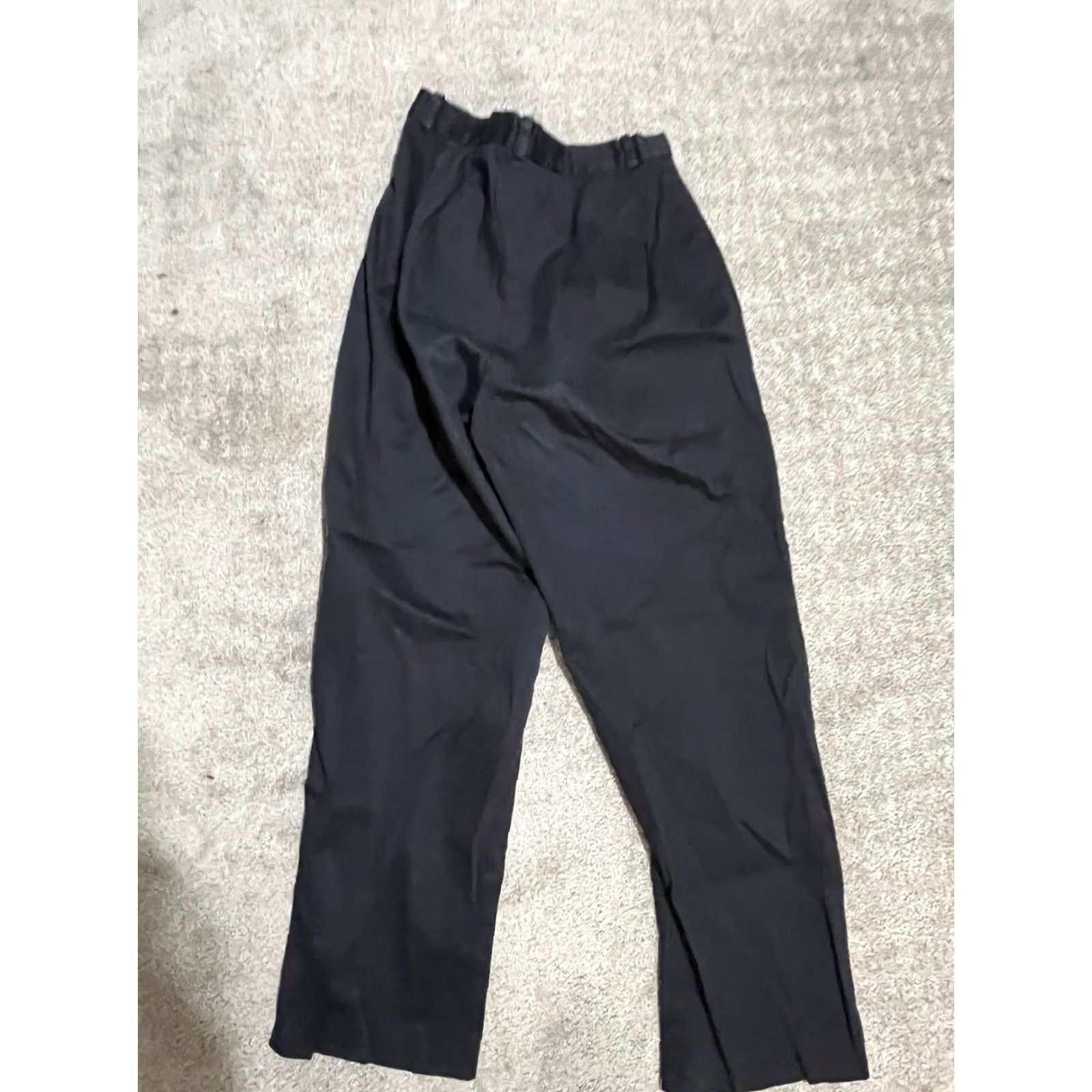 Eddie Bauer Eddie Bauer Pants Womens 4 Black Fit Side Zip Chino Ankle Stretch Size 27" / US 4 / IT 40 - 3 Thumbnail
