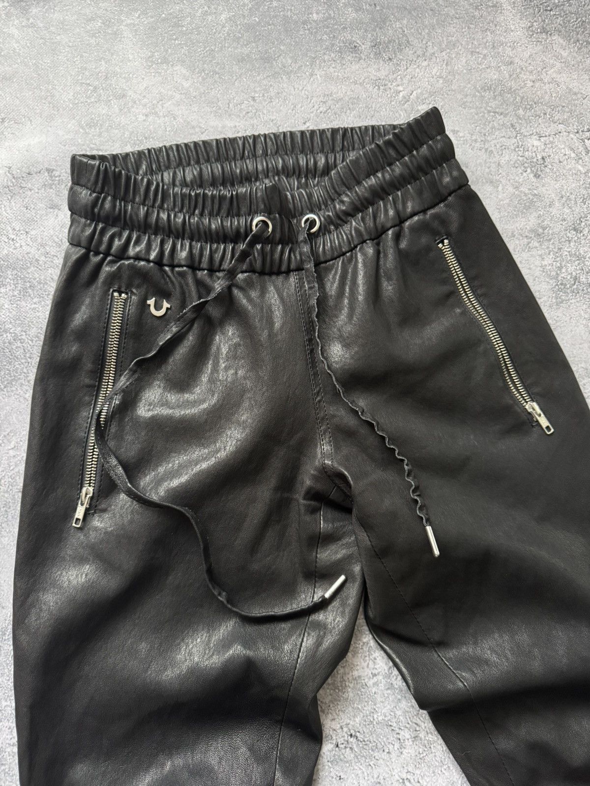 True Religion Rare True Religion Leather Pants size 29 Size 29" - 4 Thumbnail