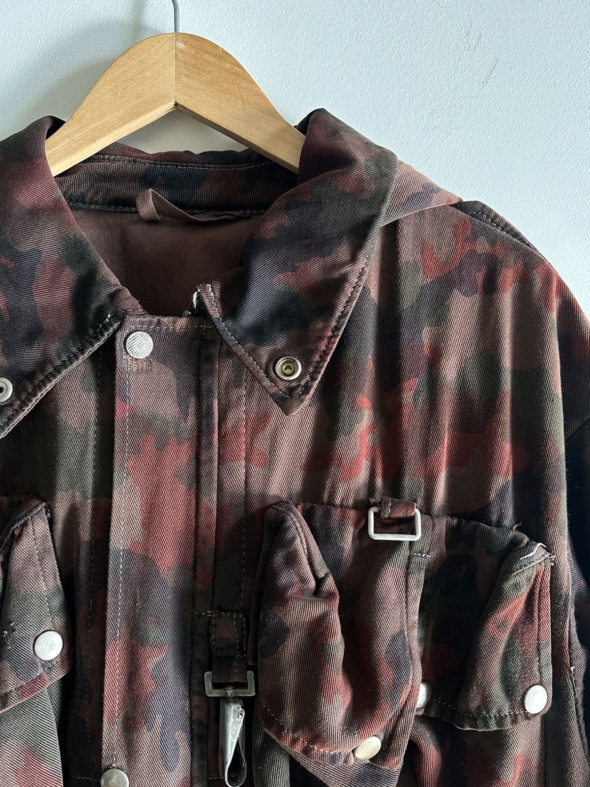 Vintage vintage Swiss Army alpineflauge Parka overdyed Size US L / EU 52-54 / 3 - 2 Thumbnail