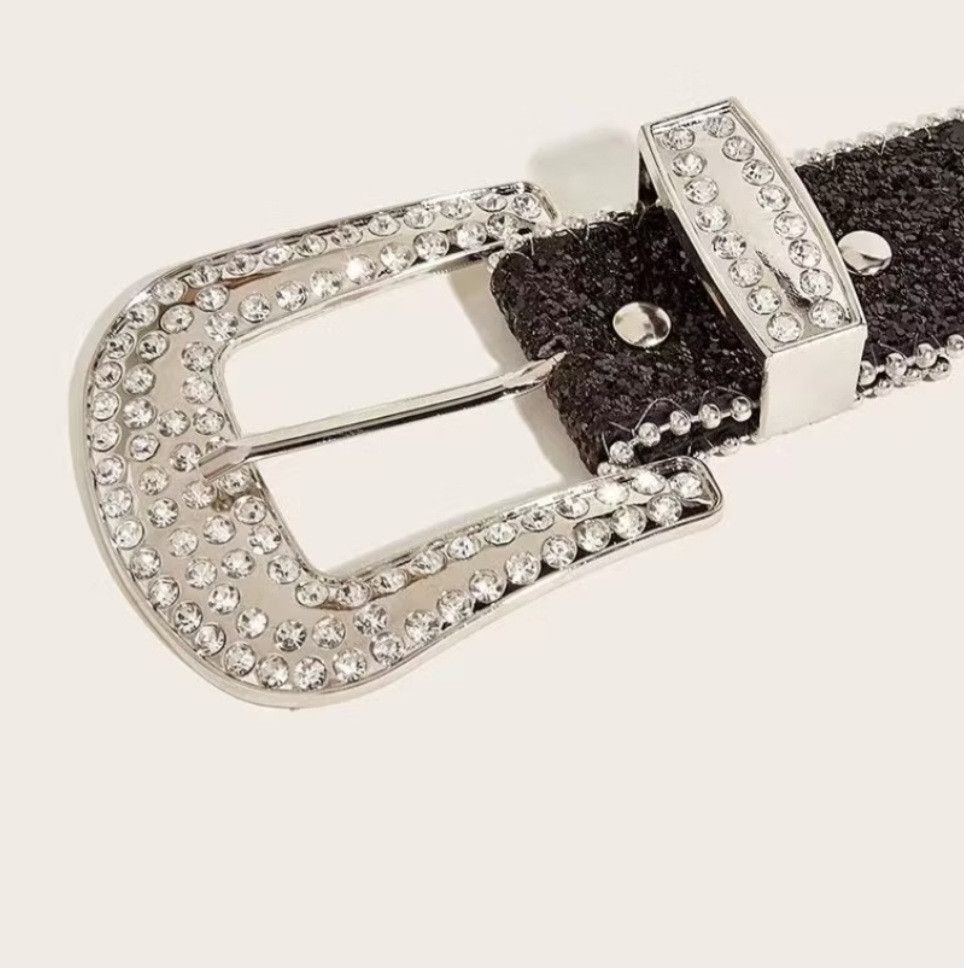 Japanese Brand Western style black colour harajuku belt Size ONE SIZE - 2 Thumbnail
