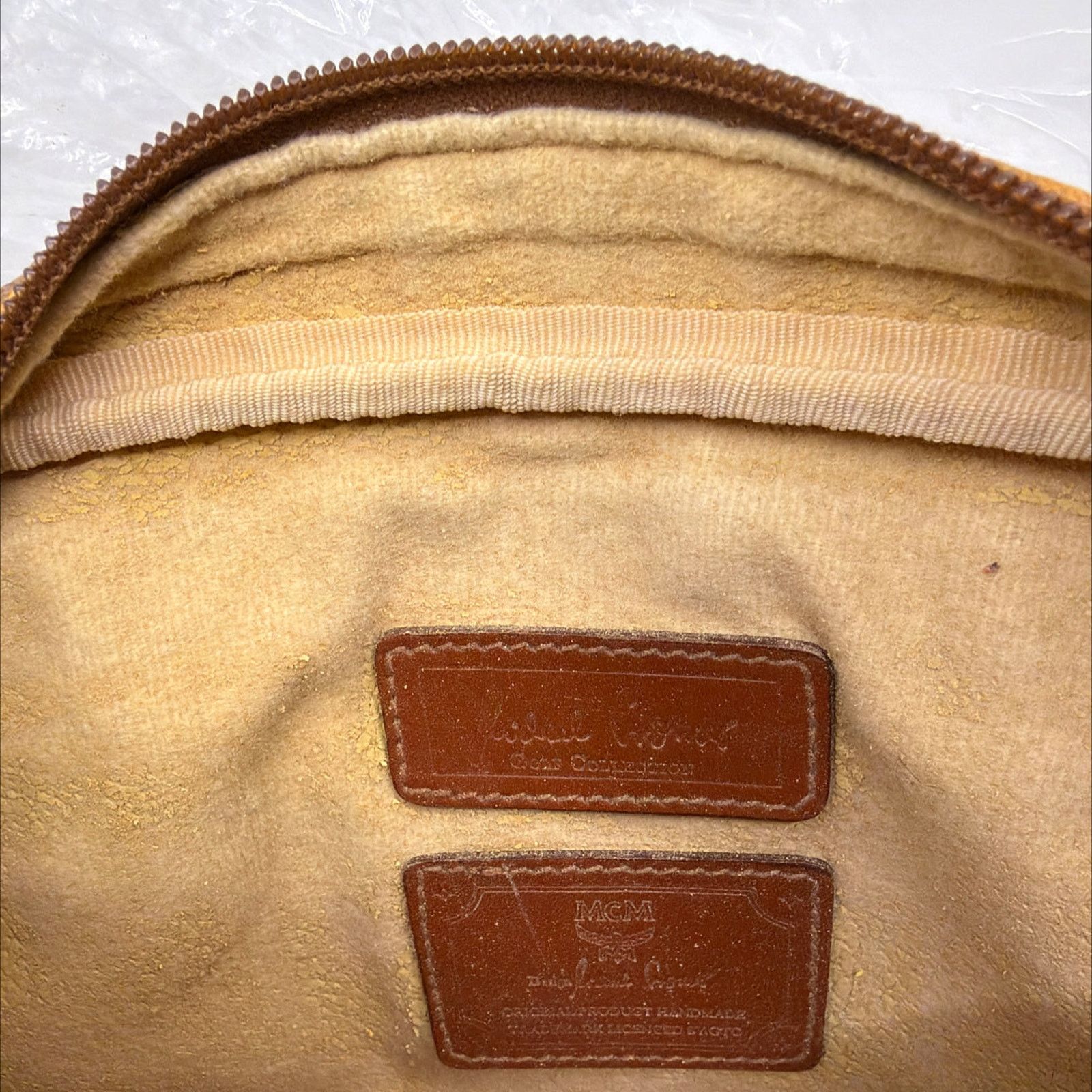 MCM MCM Visetos Camera Cognac Coated Canvas Crossbody Bag Size ONE SIZE - 10 Thumbnail