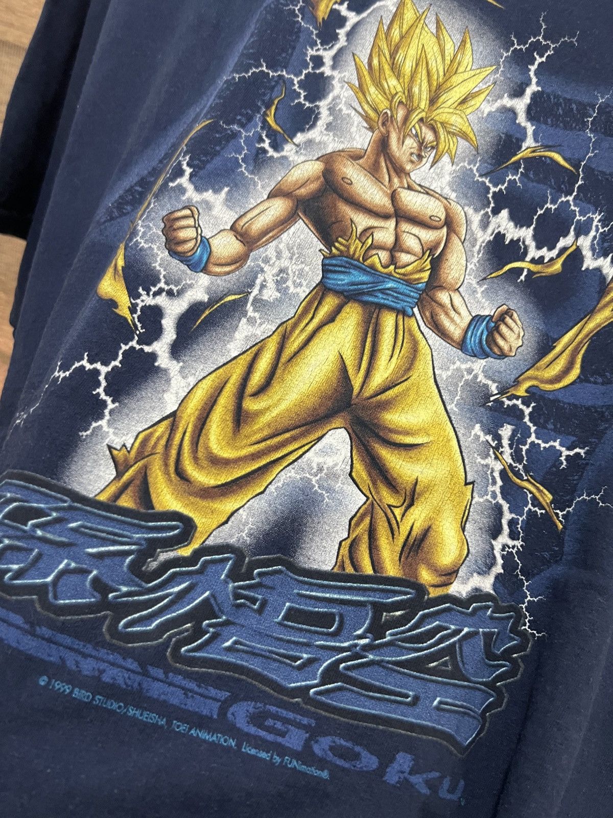 Vintage Vintage 90s Dragonball Z GOKU Supersaiyan Solo Anime Size US L / EU 52-54 / 3 - 8 Thumbnail