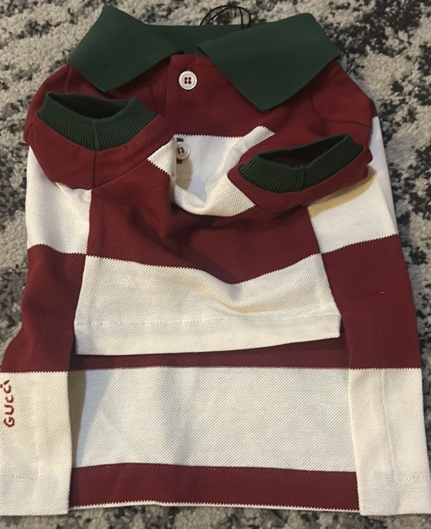 Gucci Gucci Pet Striped T-shirt with Patch size S Size ONE SIZE - 2 Thumbnail