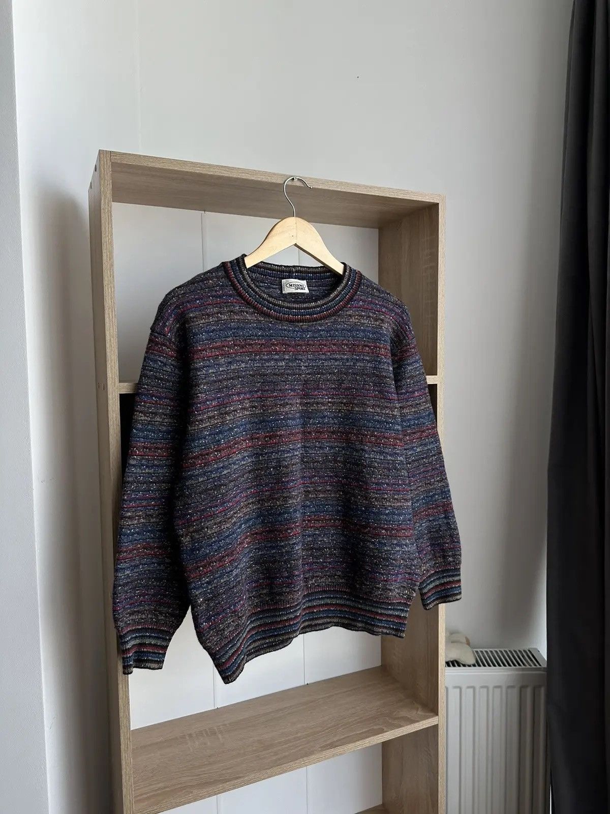 Missoni × Vintage Vintage Missoni Sport Multicolour Wool Knit Sweater Size US S / EU 44-46 / 1 - 8 Thumbnail