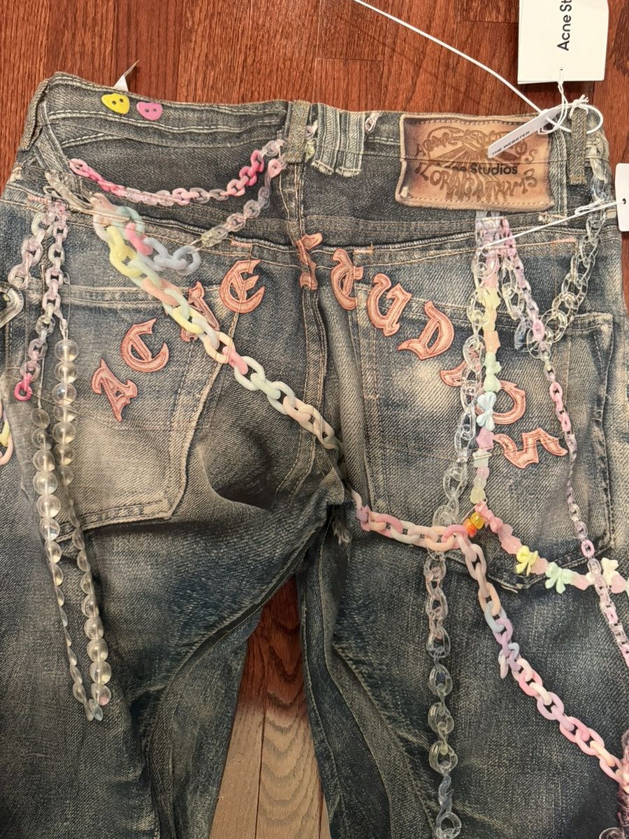 Acne Studios Acne Studio 2006 Trompe Kawaii Chain Jeans Size US 36 / EU 52 - 8 Thumbnail