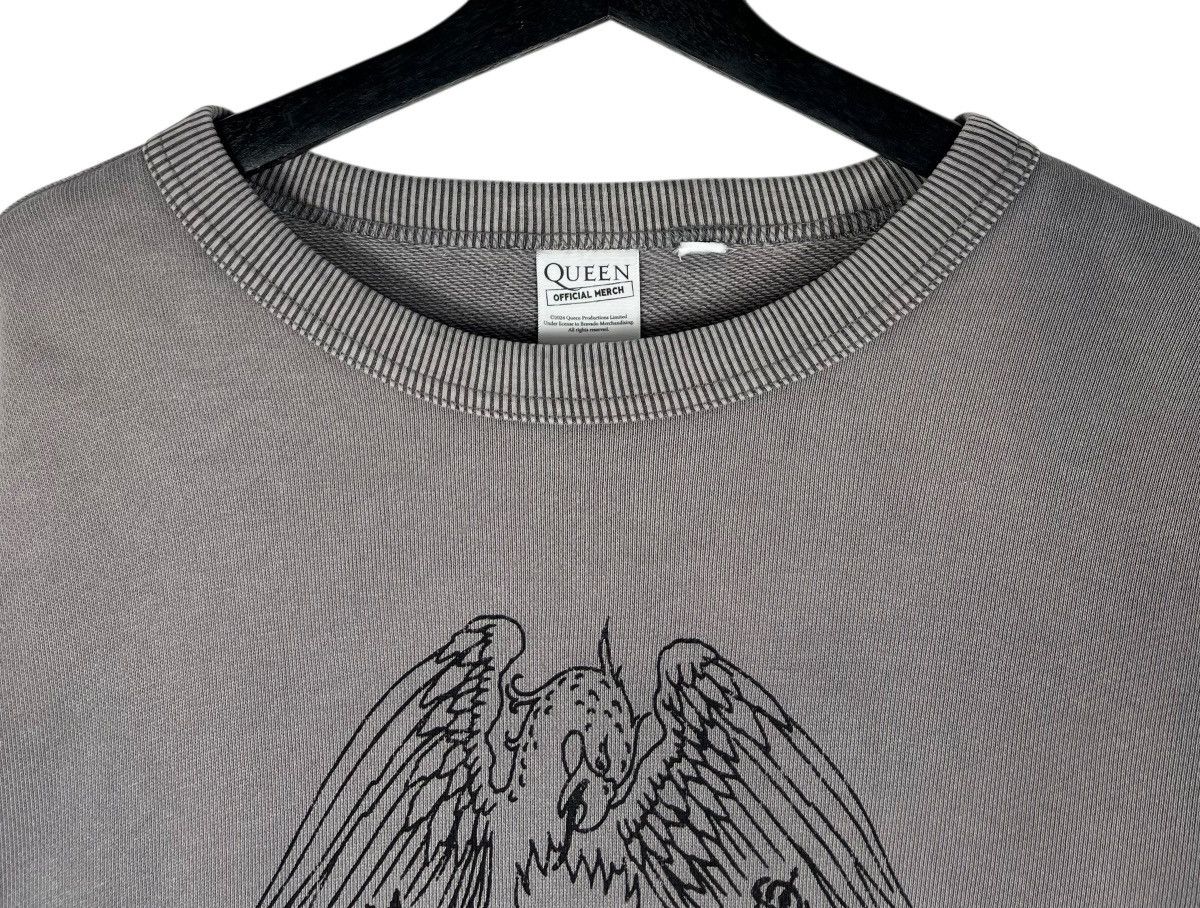 Band Tees Distressed QUEEN Freddie Mercury Sweatshirt Size US XL / EU 56 / 4 - 6 Thumbnail