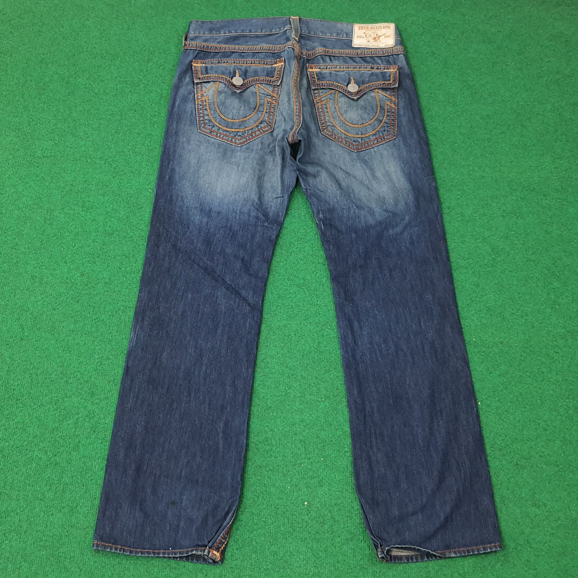 True Religion Vintage True Religion American Denim Jeans C258N2 Size US 37 - 1 Thumbnail