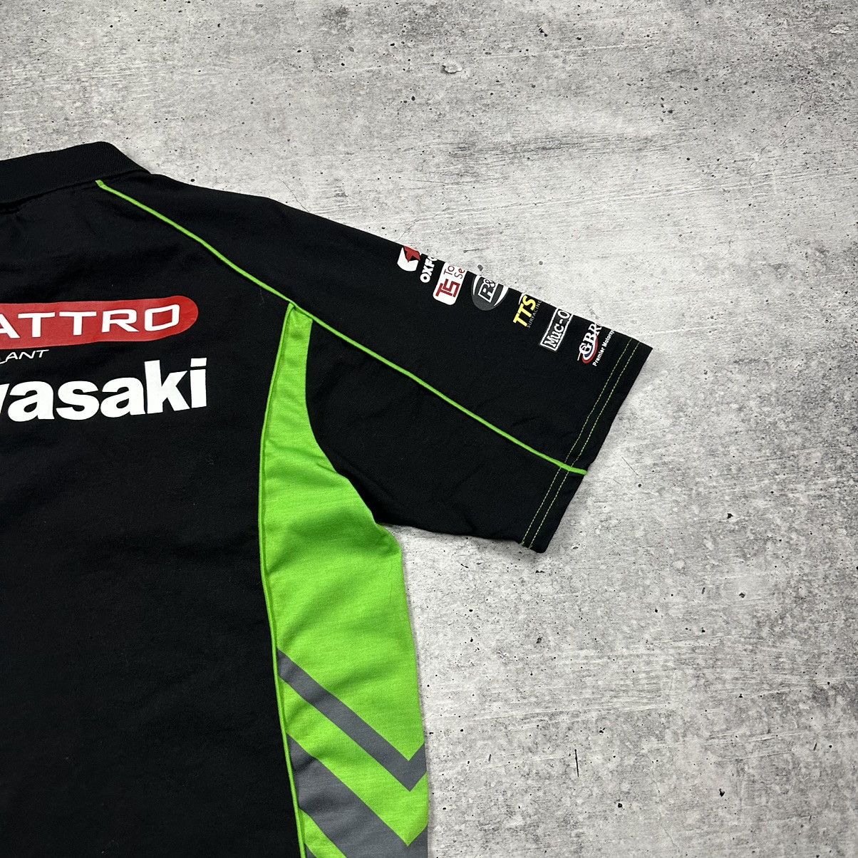 Yamaha Official Quattro Plant Kawasaki Team Polo Shirt Black Size US L / EU 52-54 / 3 - 15 Thumbnail