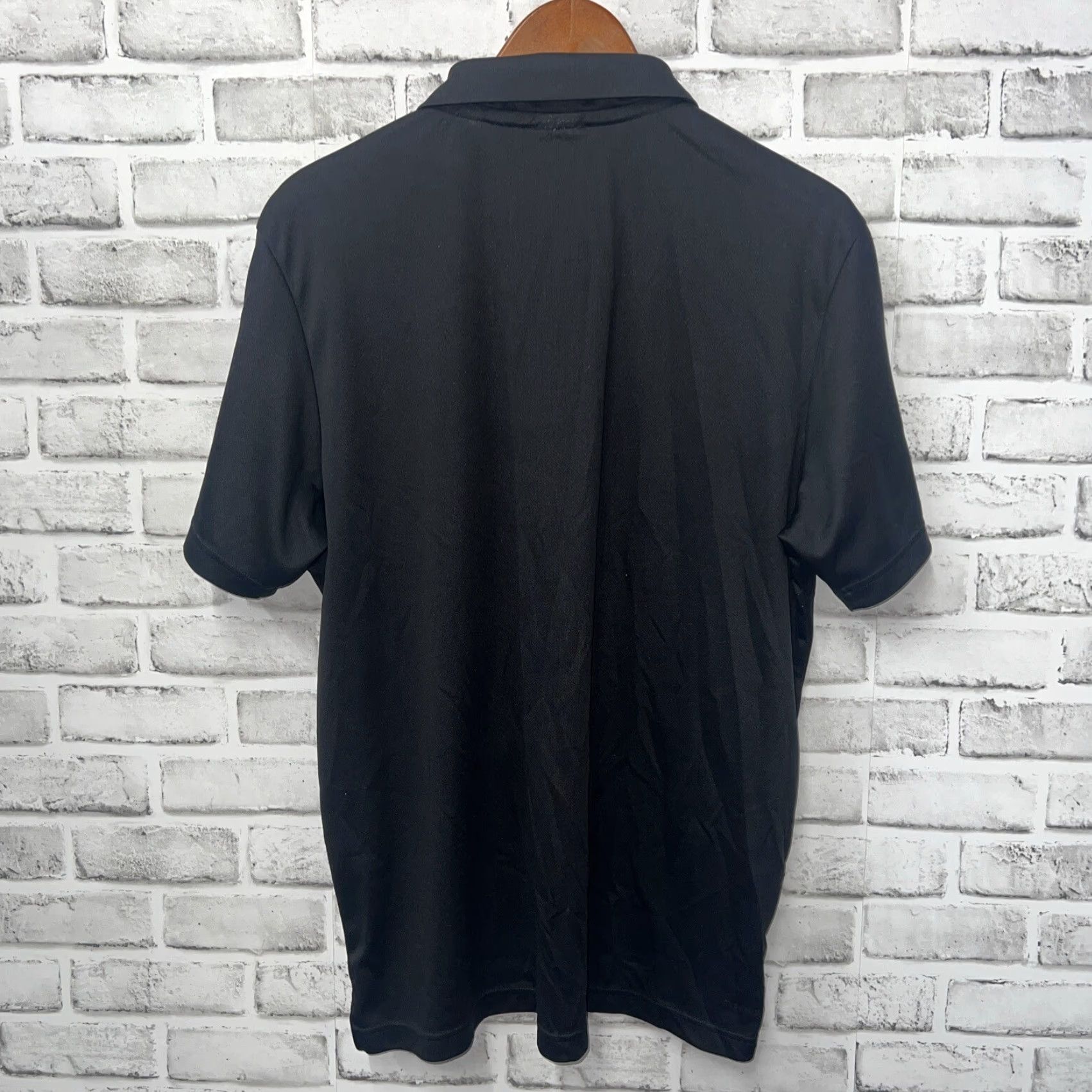 Adidas Adidas Polo Shirt Mens XL Black Size US XL / EU 56 / 4 - 4 Thumbnail