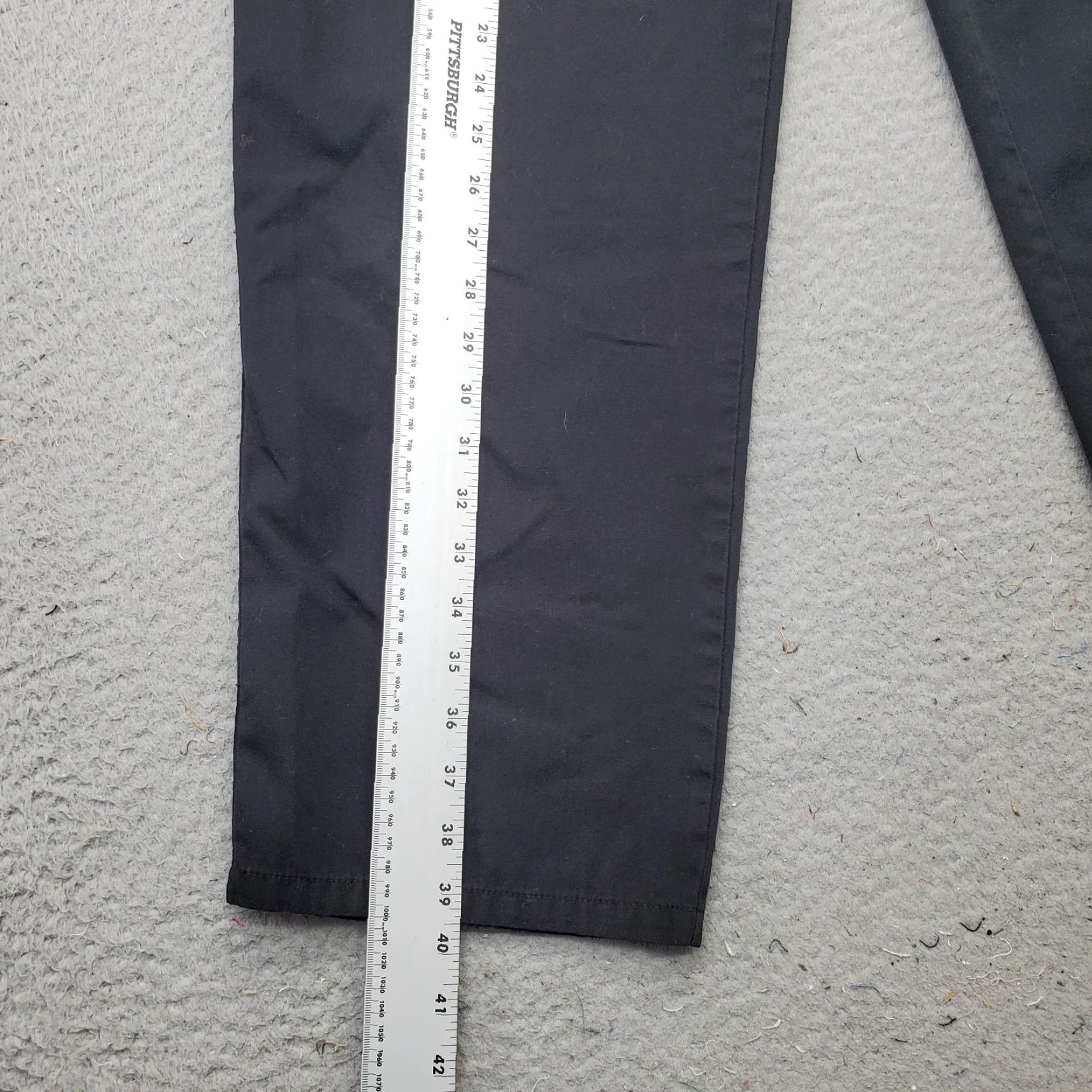 Dickies Dickies Scrub Pants Womens XL Black Comfort Drawstring Waist Straight Leg Size 40" / US 18 - 3 Thumbnail