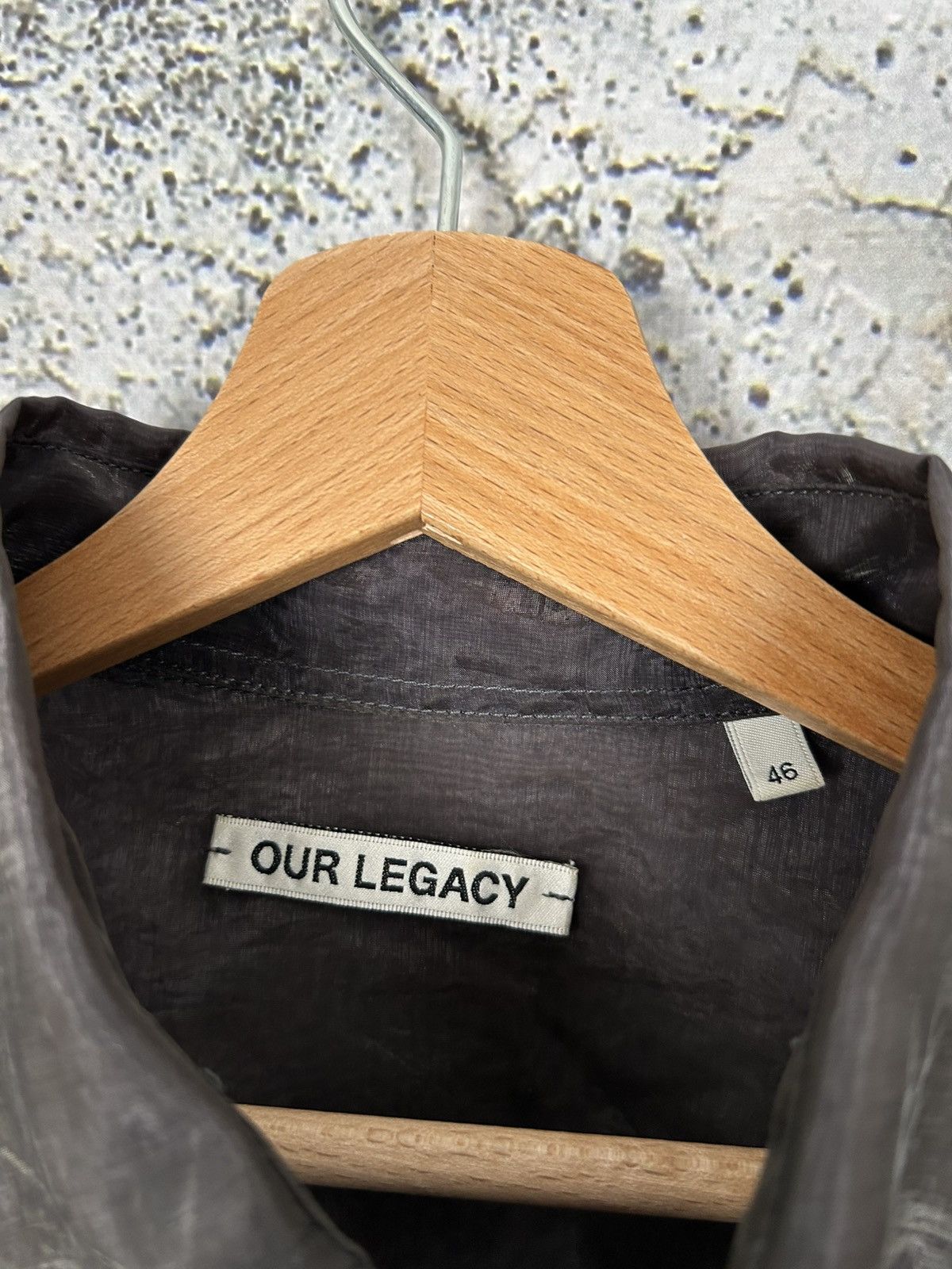 Our Legacy Our Legacy Less Borrowed Shirt Transparent Avantgarde Punk Size US XL / EU 56 / 4 - 5 Thumbnail