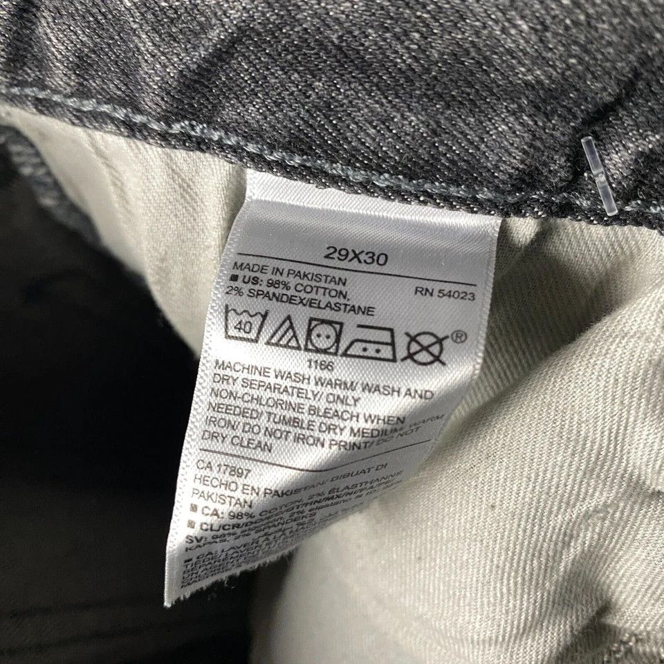 Old Navy Old Navy Jeans Men's 29x30 Slim Fit Flex Charcoal Wash Size US 29 - 10 Thumbnail