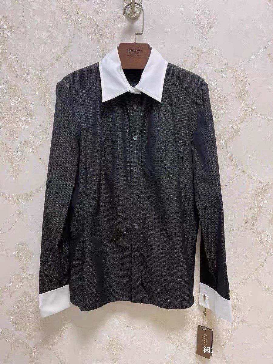 Gucci Gucci Runway Knight Pattern Shirt Size US M / EU 48-50 / 2 - 1 Thumbnail
