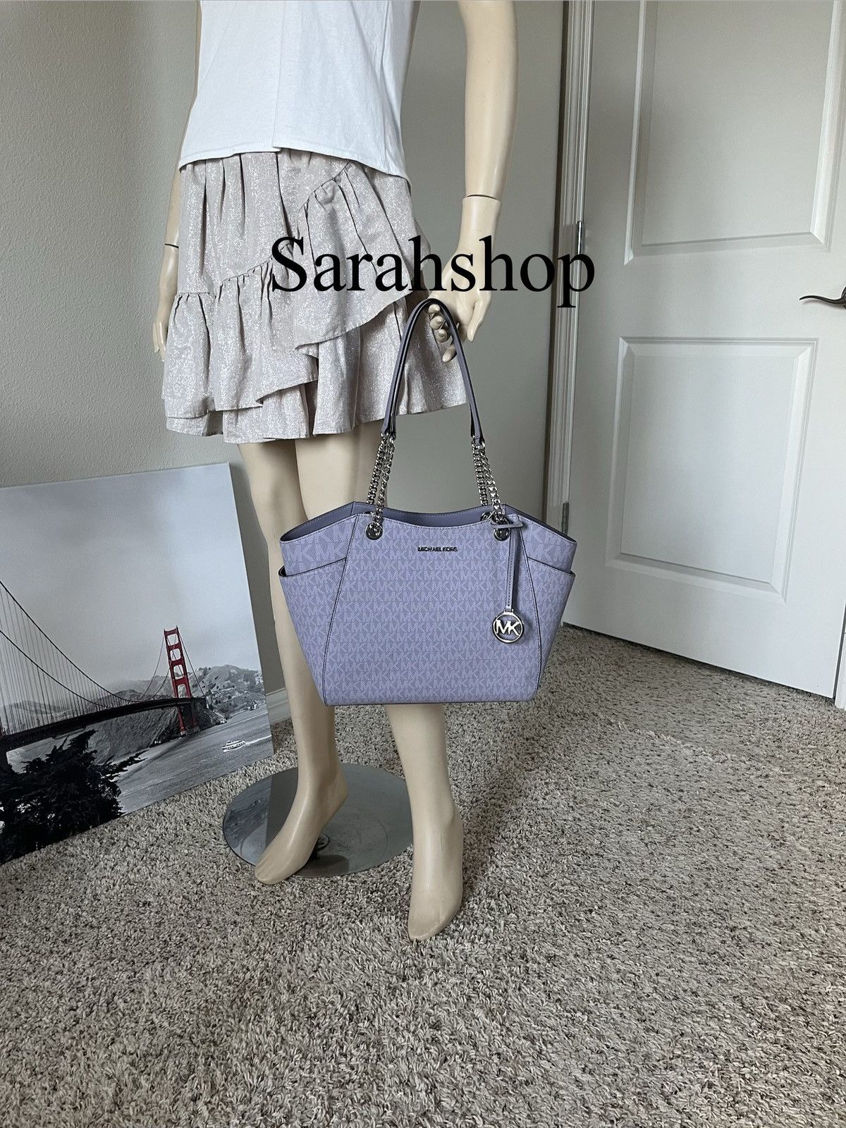 Michael Kors Michael Kors Jet Set Travel Large Chain Shoulder Tote Size ONE SIZE - 5 Thumbnail