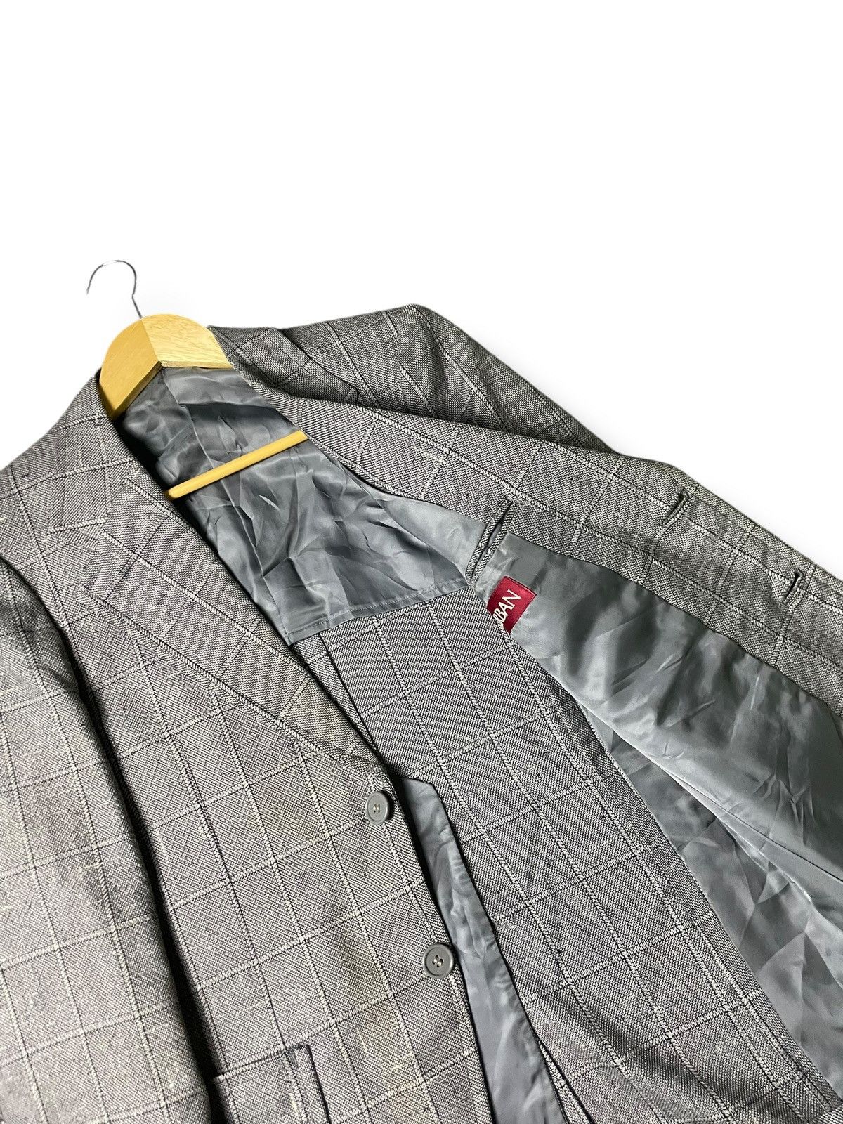 Japanese Brand × Vintage Vintage D’Urban Checked Light Blazer (65) Size US XXS / EU 40 - 6 Thumbnail