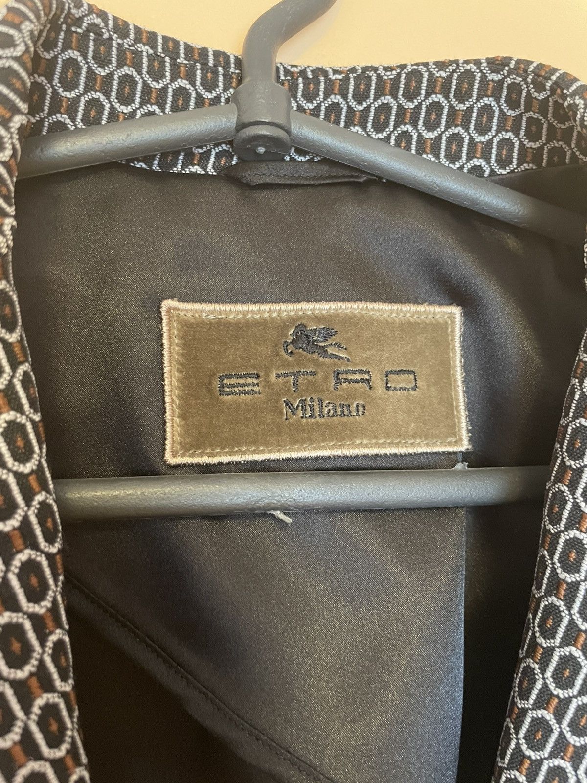 Etro Etro Milano One Button Women Pattern Wool Blazer Size M / US 6-8 / IT 42-44 - 5 Thumbnail