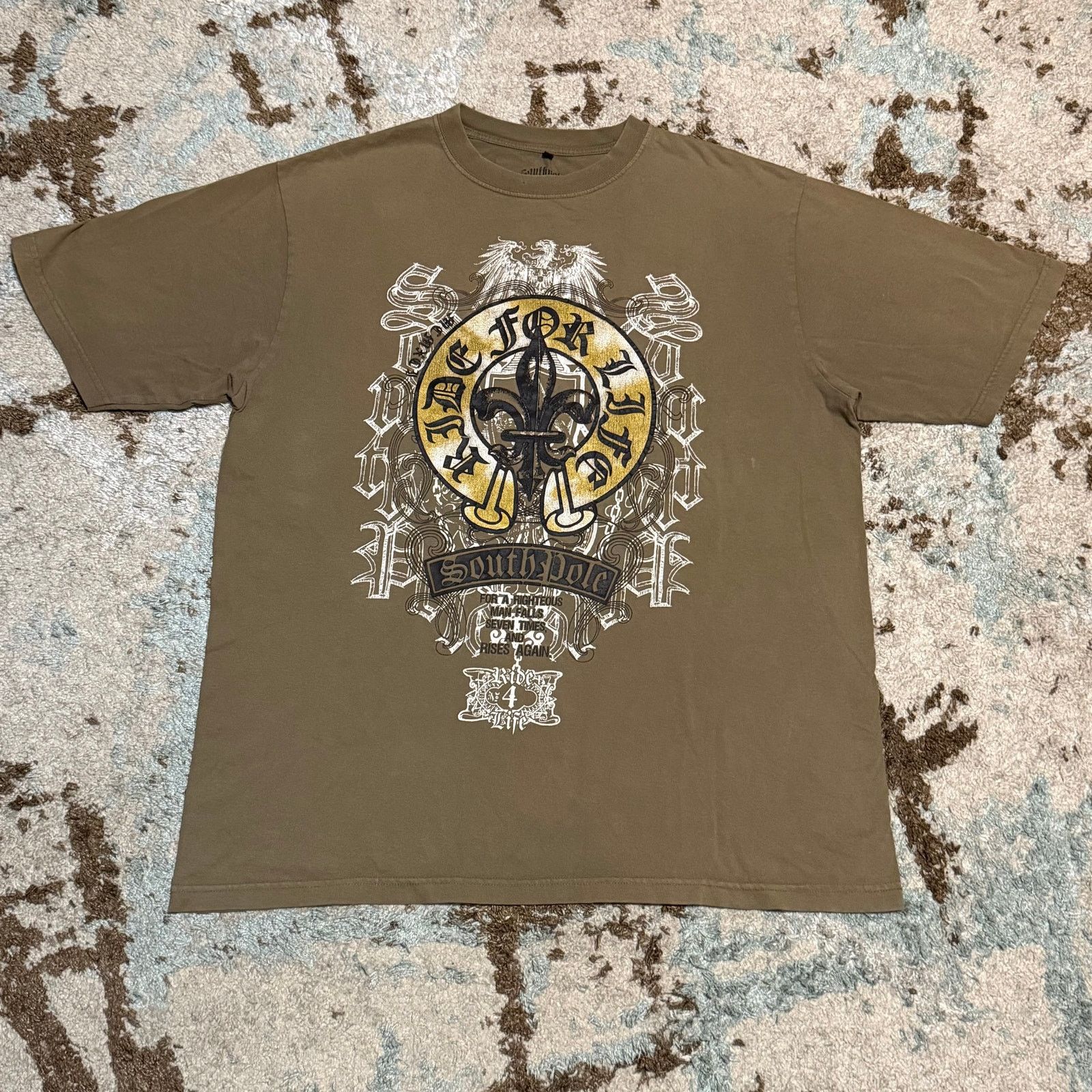 Southpole Southpole Ride for Life Shirt 2XL Y2K Chrome Hearts Style Size US XXL / EU 58 / 5 - 1 Thumbnail