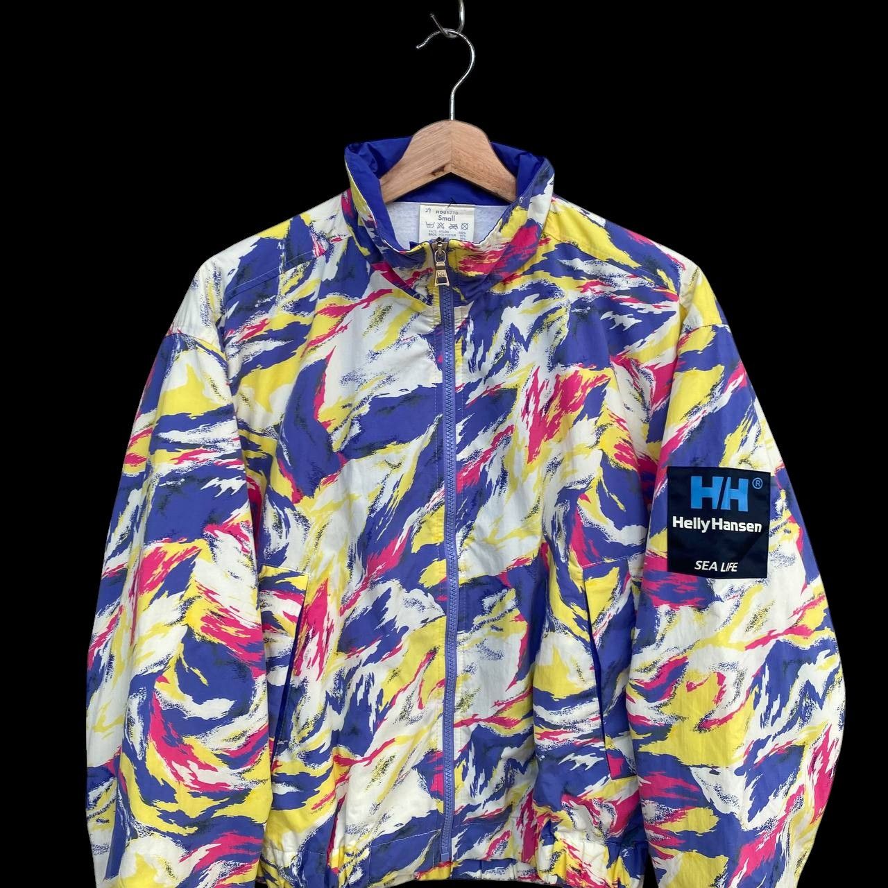 Helly Hansen Vintage 90s Helly Hansen"Sea Life"Abstract Neon Brushstroke Size US S / EU 44-46 / 1 - 6 Thumbnail