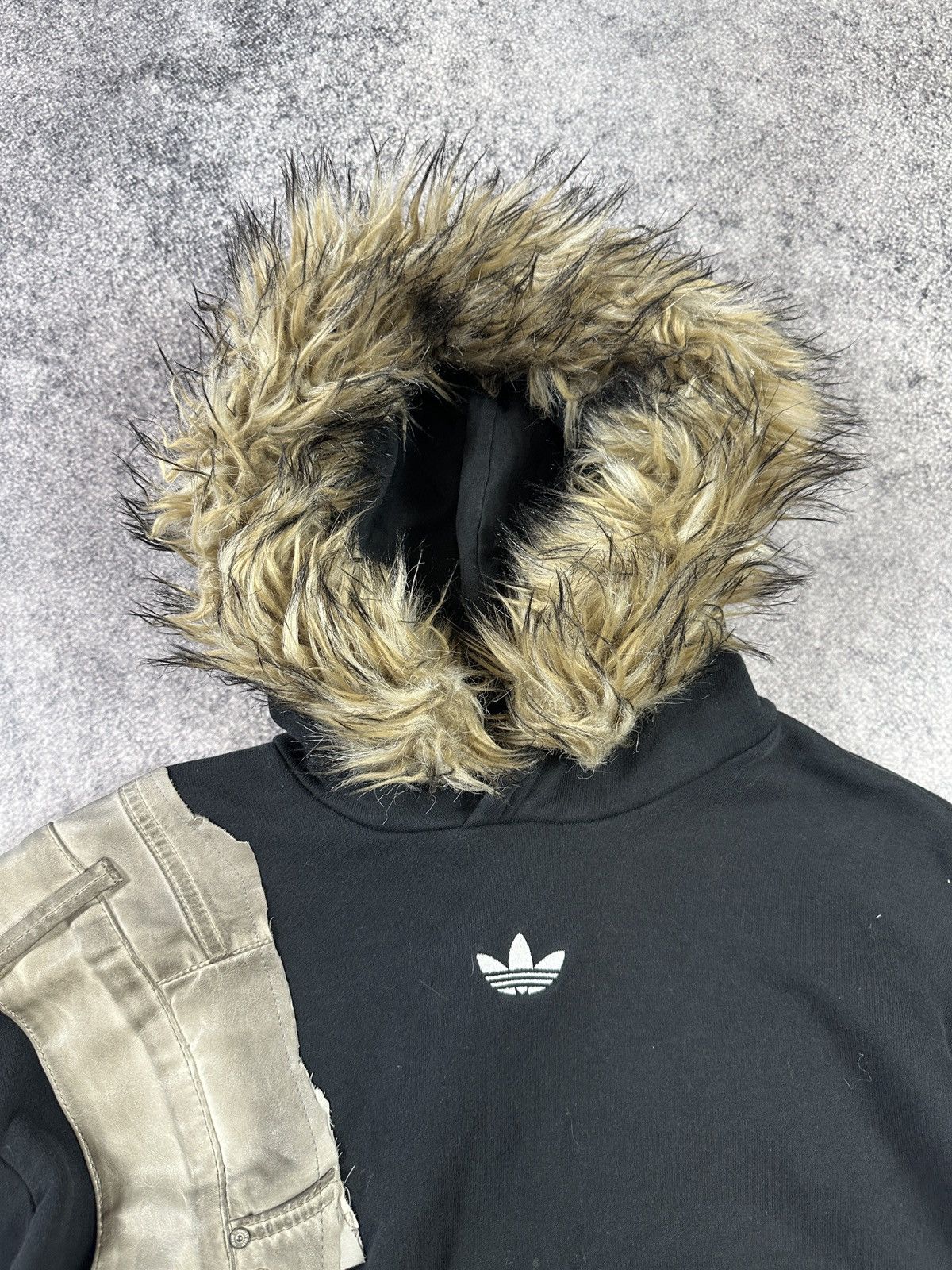 Adidas Y2K Vintage Adidas Hoodie Opium Style Avant Garde Alt Size US M / EU 48-50 / 2 - 4 Thumbnail