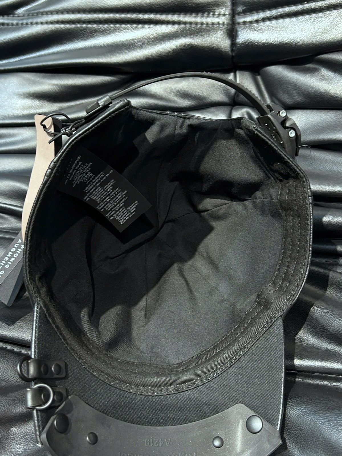Innerraum Innerraum Leather Baseball Cap Size ONE SIZE - 3 Thumbnail