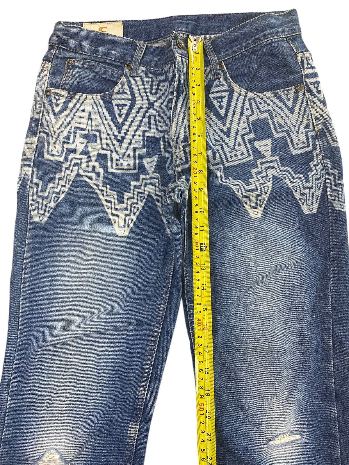 Japanese Brand Japanese Brand Design Art Style Straight Cut Jeans Size US 29 - 6 Thumbnail