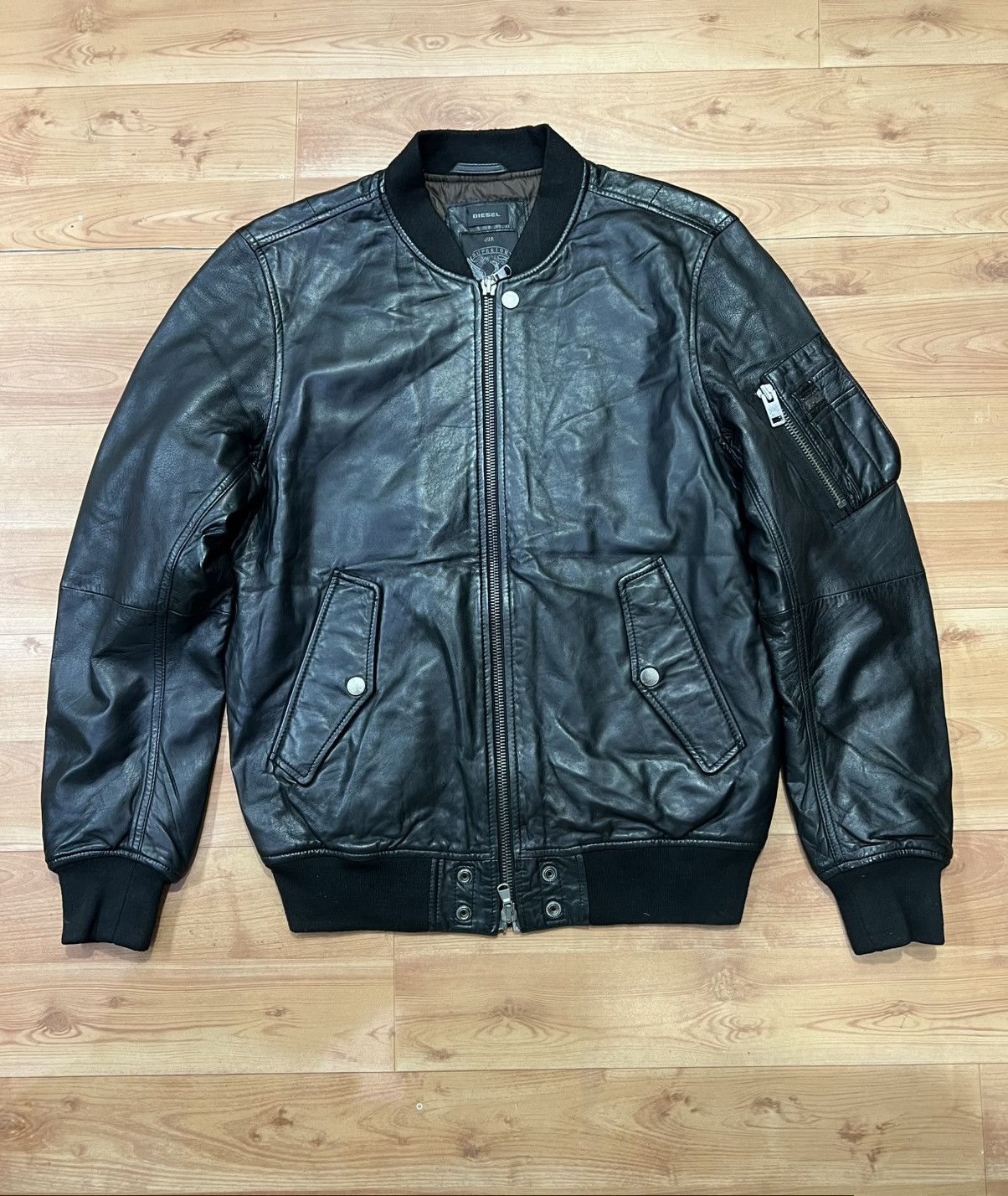 Diesel Diesel leather jacket size L Size US L / EU 52-54 / 3 - 1 Thumbnail