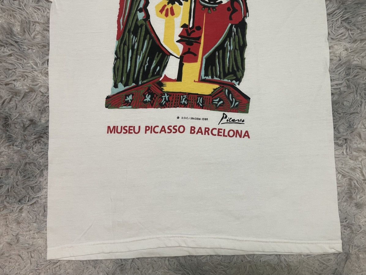 Vintage 1988 PICASSO SPADEM MUSEU BARCELONA TSHIRT RARE LIKE NEW Size US XL / EU 56 / 4 - 3 Thumbnail
