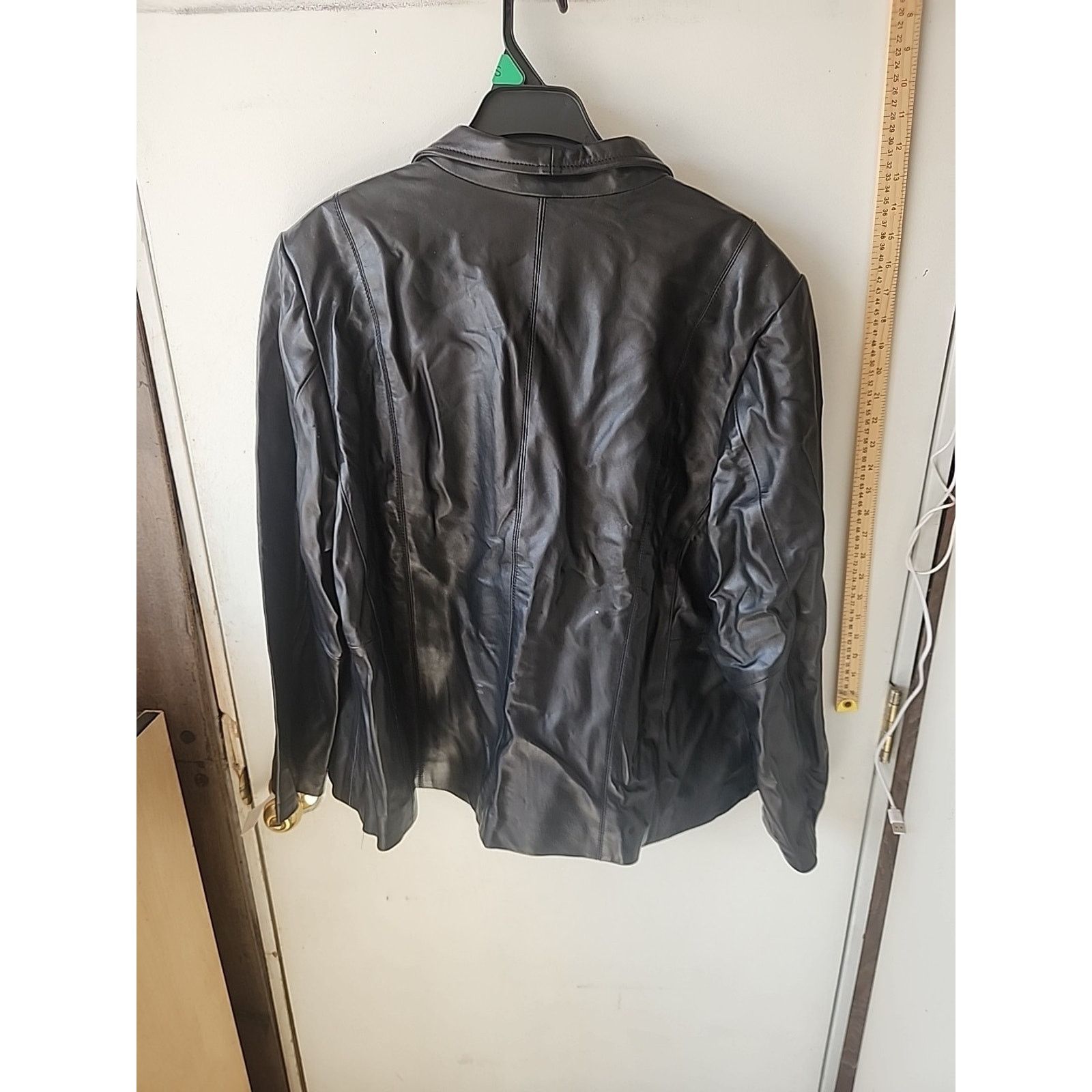 Cole Haan Cole Haan Women's Black Lambskin Leather Jacket Size 3X NWT Size 3XL / US 20-22 - 5 Thumbnail