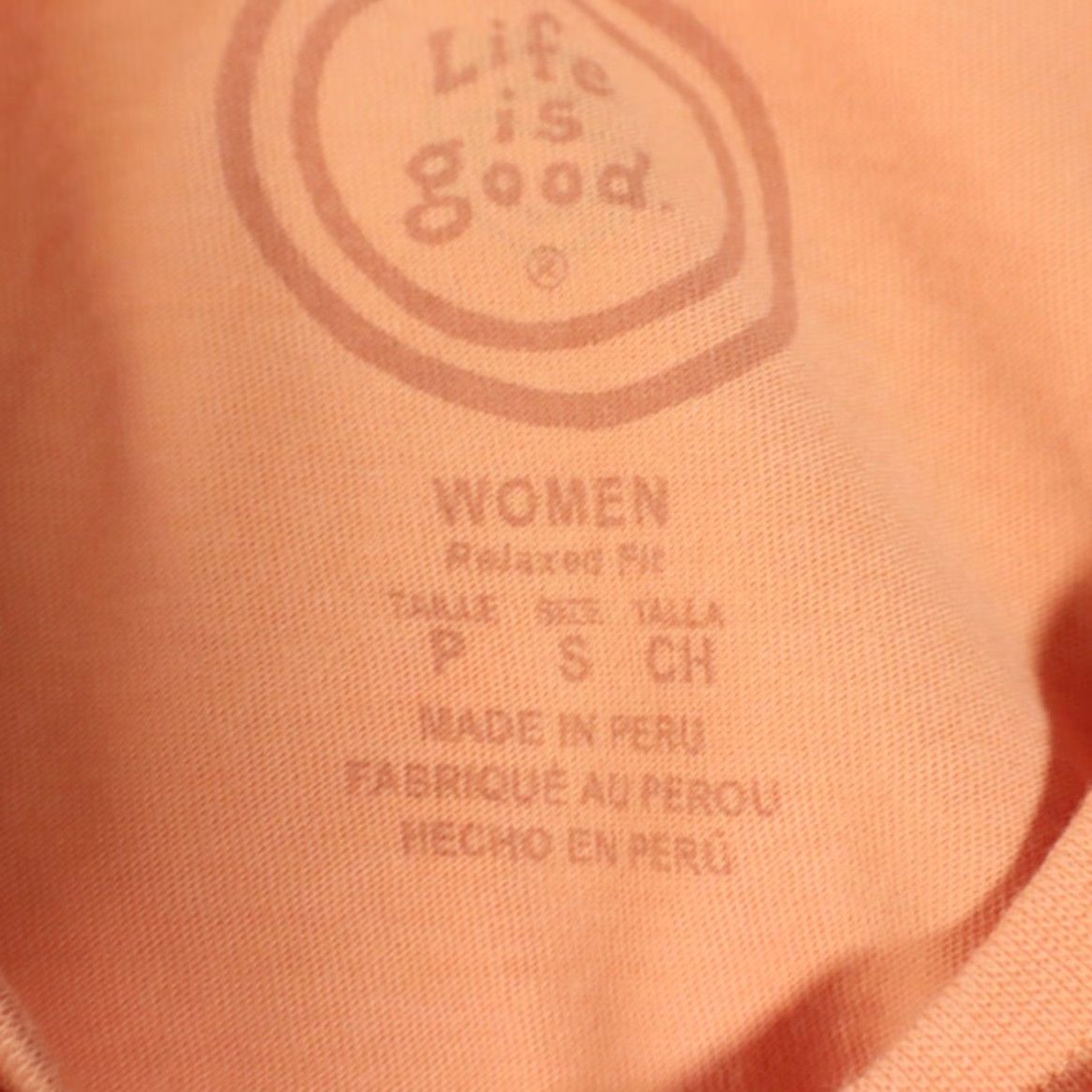 Life is Good Life is Good Beach Chair Solid T-Shirt Orange Women's S Shirt Size S / US 4 / IT 40 - 5 Thumbnail