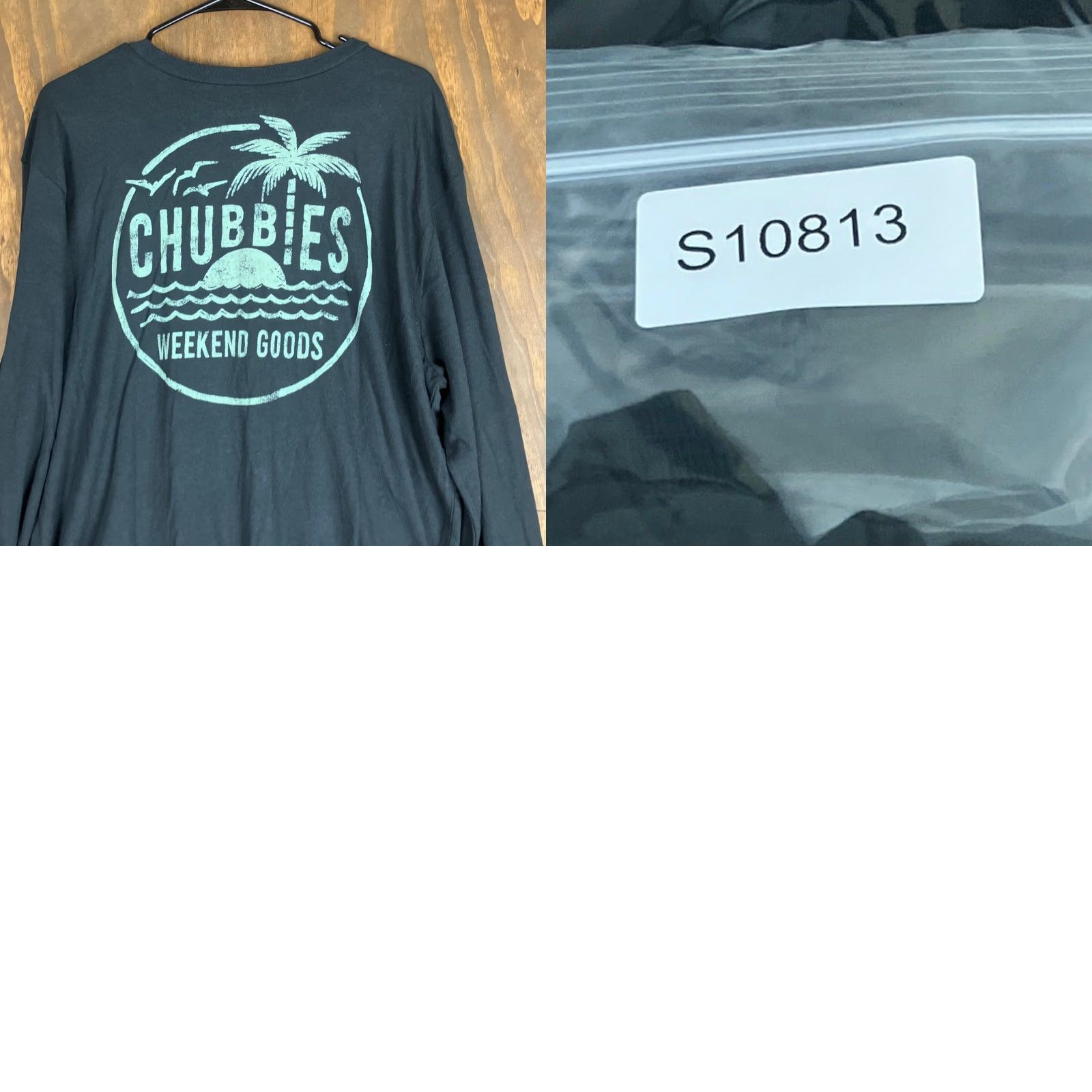 Chubbies Chubbies Mens Shirt Black The Weekend Has Arrived Vibes 100% Cotton Crew XL Shirt Men Black XL Crew Long Sleeve Solid Casual Vintage Size US XL / EU 56 / 4 - 9 Thumbnail