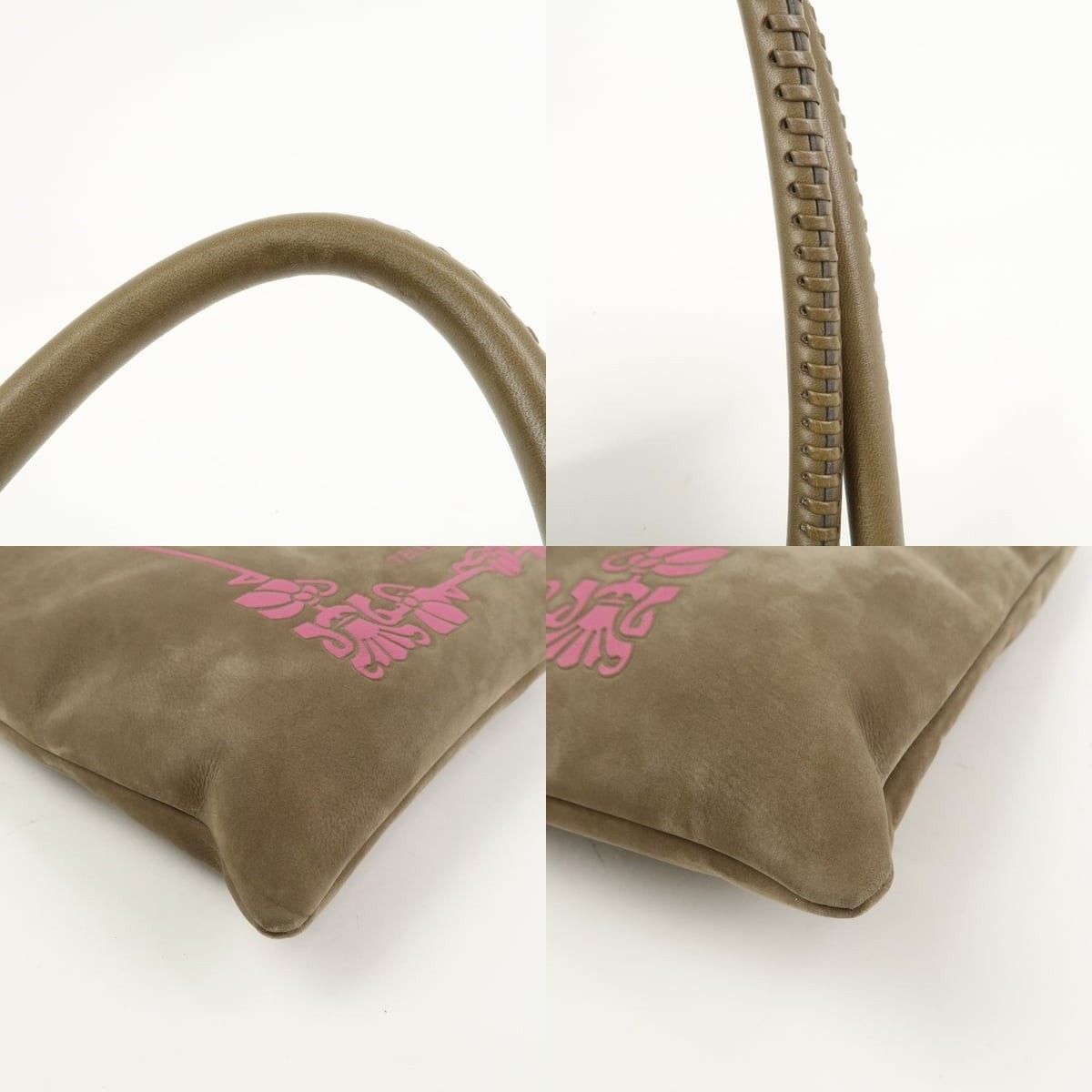 Bvlgari Bvlgari Collezione Suede Tote Tan Size ONE SIZE - 4 Thumbnail