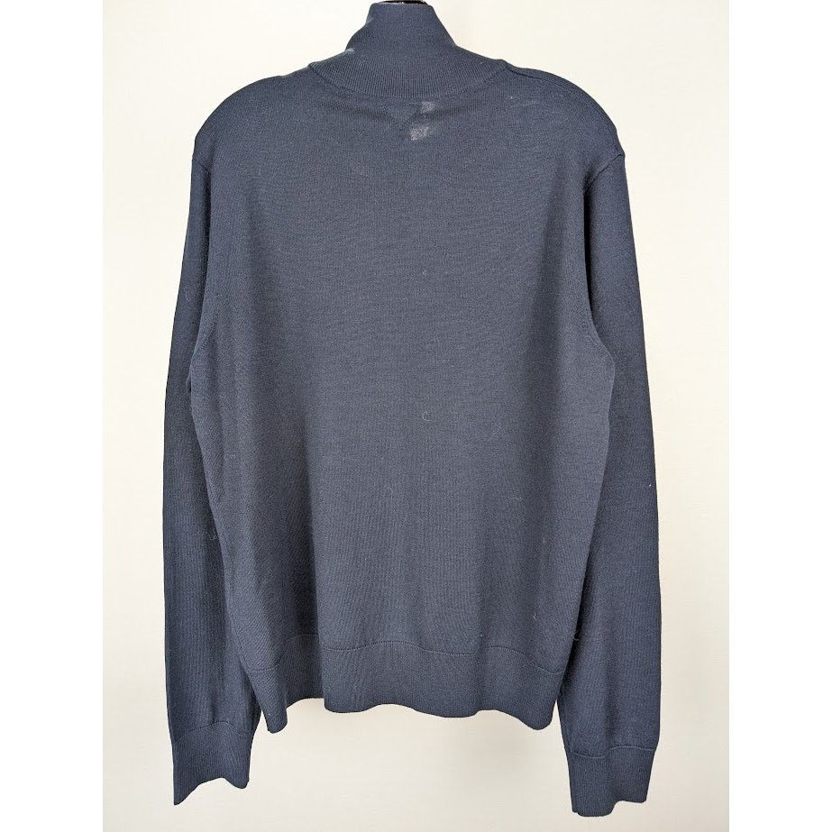 Bottega Veneta o1rshd1 Wool Turtleneck in Blue Size US L / EU 52-54 / 3 - 10 Thumbnail