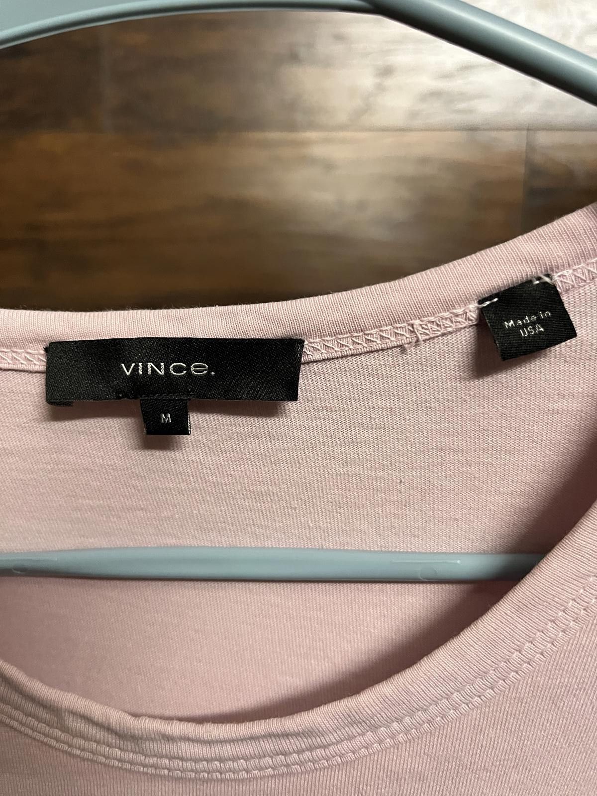 Vince Vince. Shirt Pima Cotton Pique Crew New Vince Shirt - Pink M Size US M / EU 48-50 / 2 - 2 Thumbnail