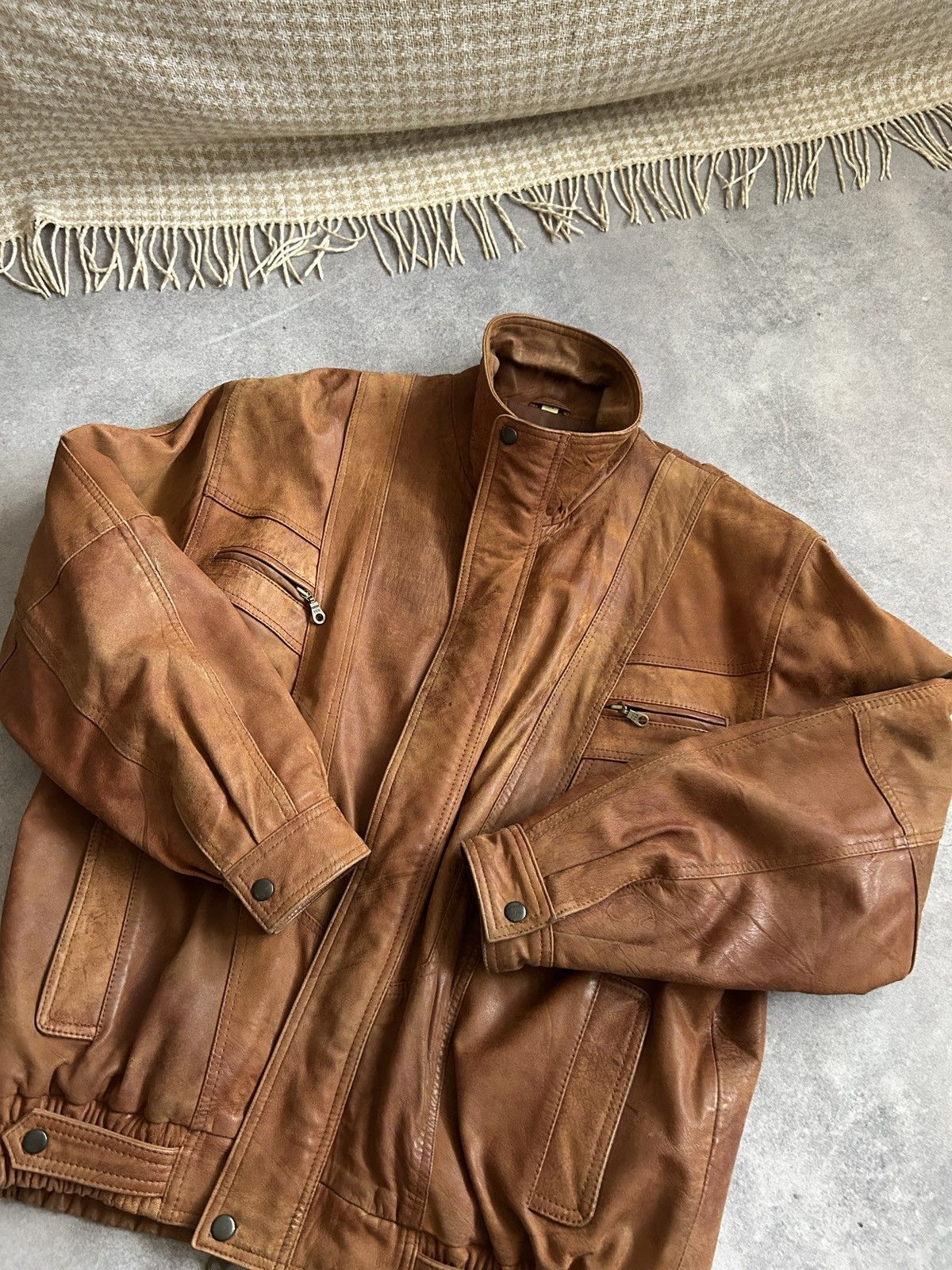 Genuine Leather Vintage LLD Cowboys True Leather jacket mens rare Size US M / EU 48-50 / 2 - 3 Thumbnail