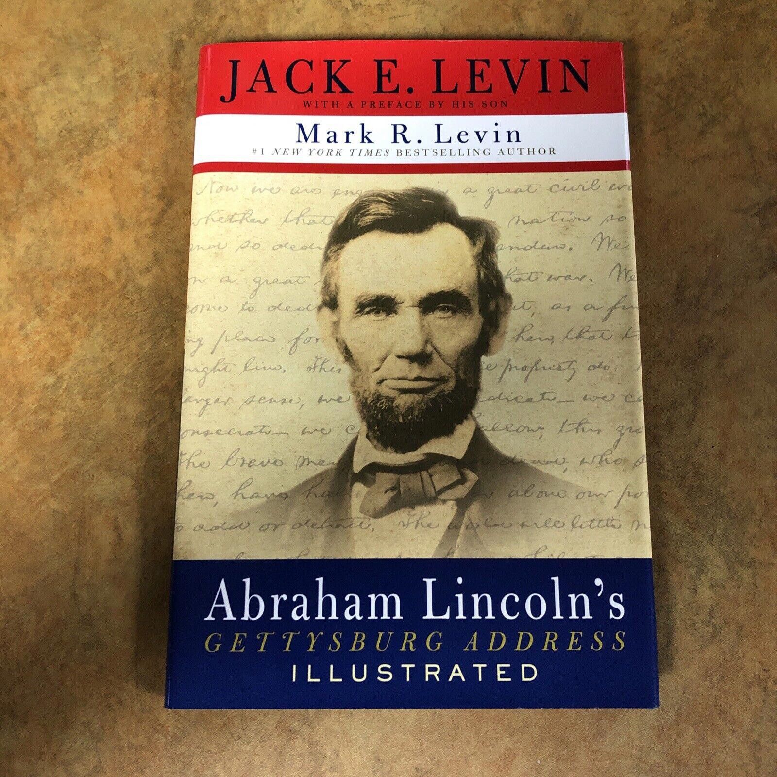 Designer Abraham Lincoln's Gettysburg Address Illust. Levin Signed Size ONE SIZE - 1 Thumbnail