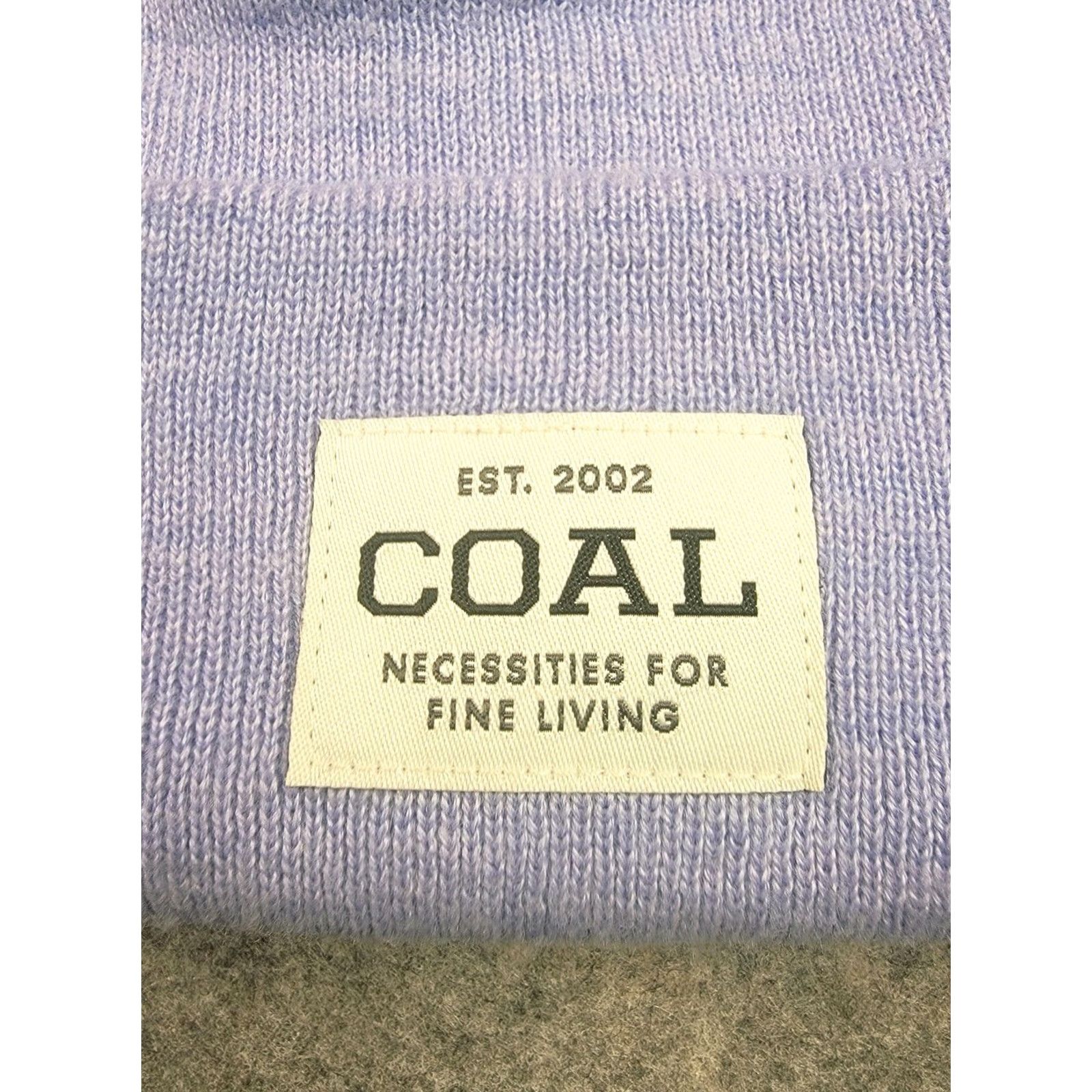 Coal VINTAGE Coal Hat Beanie Cuffed Light Purple Polylana Necessities For Fine Living Size ONE SIZE - 2 Thumbnail
