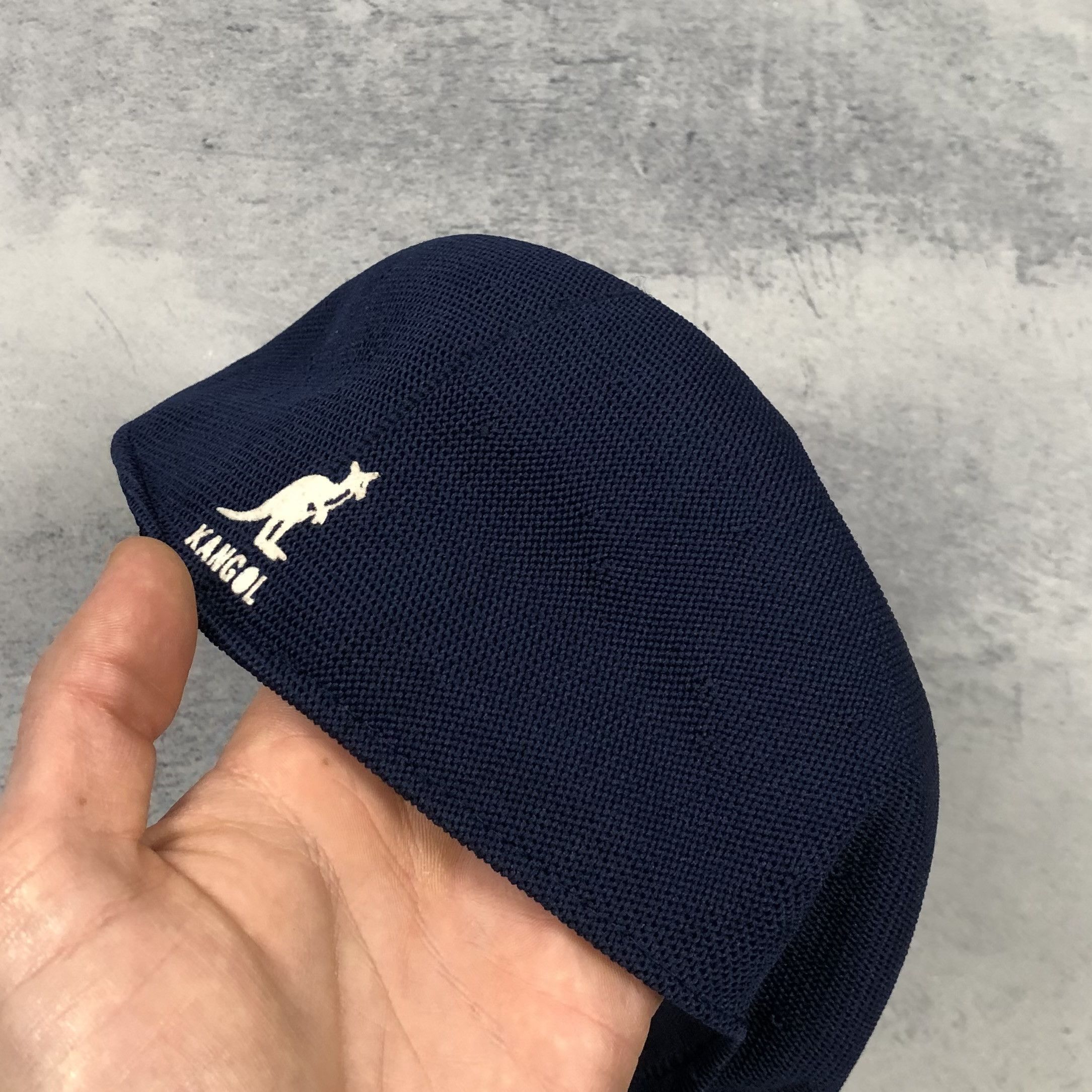 Kangol Vintage 90s Kangol Tropic Ventair Navy Newsboy Flat Cap Size ONE SIZE - 6 Thumbnail