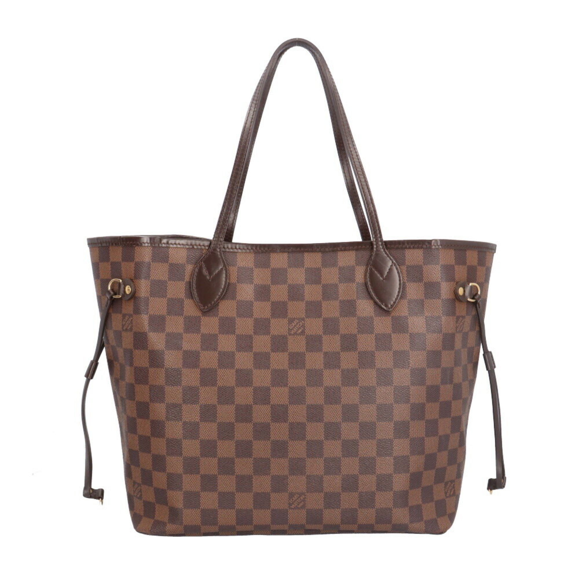 Louis Vuitton Neverfull Mm Damier Tote Bag Canvas N51105 Brown Unisex Louis Vuitton, Women's
