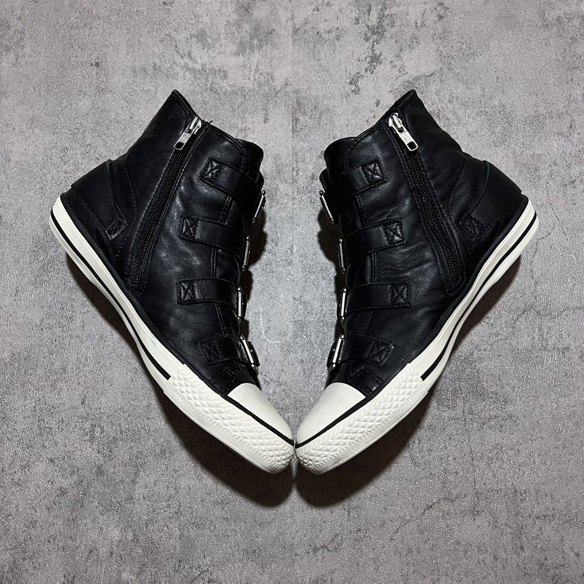 ASH Ash Vincent Strap Leather Hedi Slimane IndieSleaze Punk Vkei Size US 7 / EU 40 - 3 Thumbnail