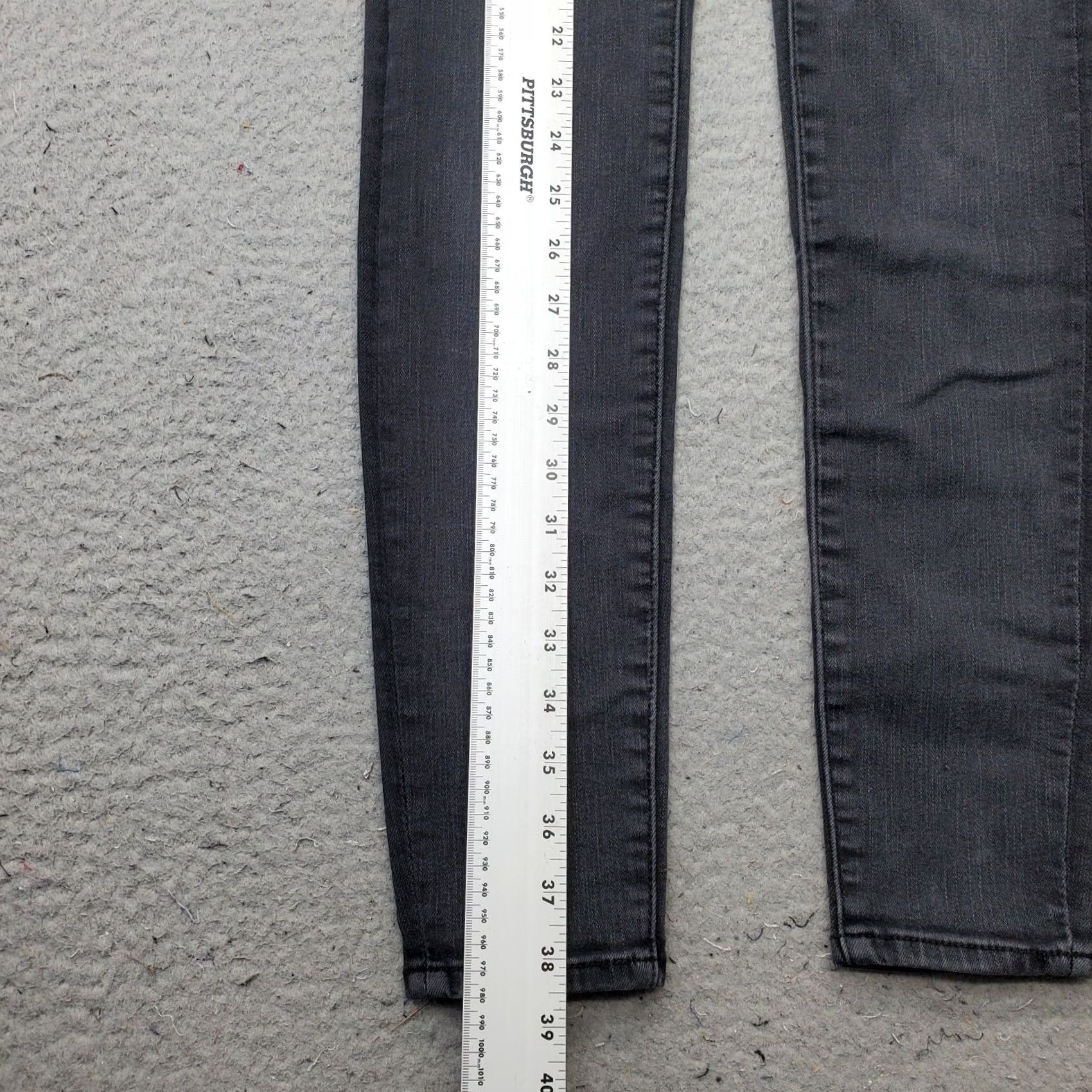 American Eagle Outfitters American Eagle Outfitters Womens 4 Black Denim Jegging Jeans Next Level Stretch Jegging 5-Pocket Denim Shapewear Size 27" / US 4 / IT 40 - 3 Thumbnail